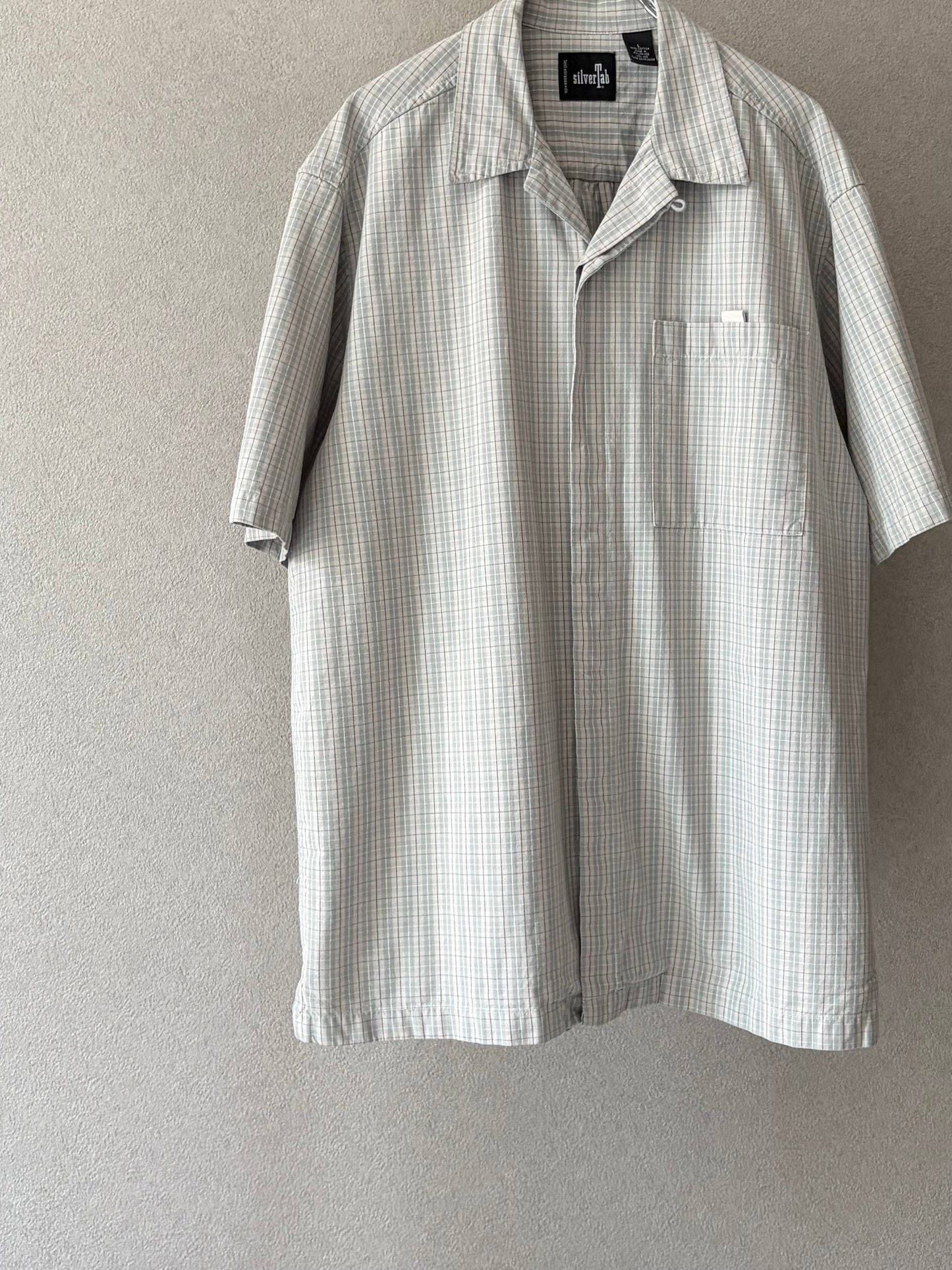 00's Levi's silverTab open collar shirt