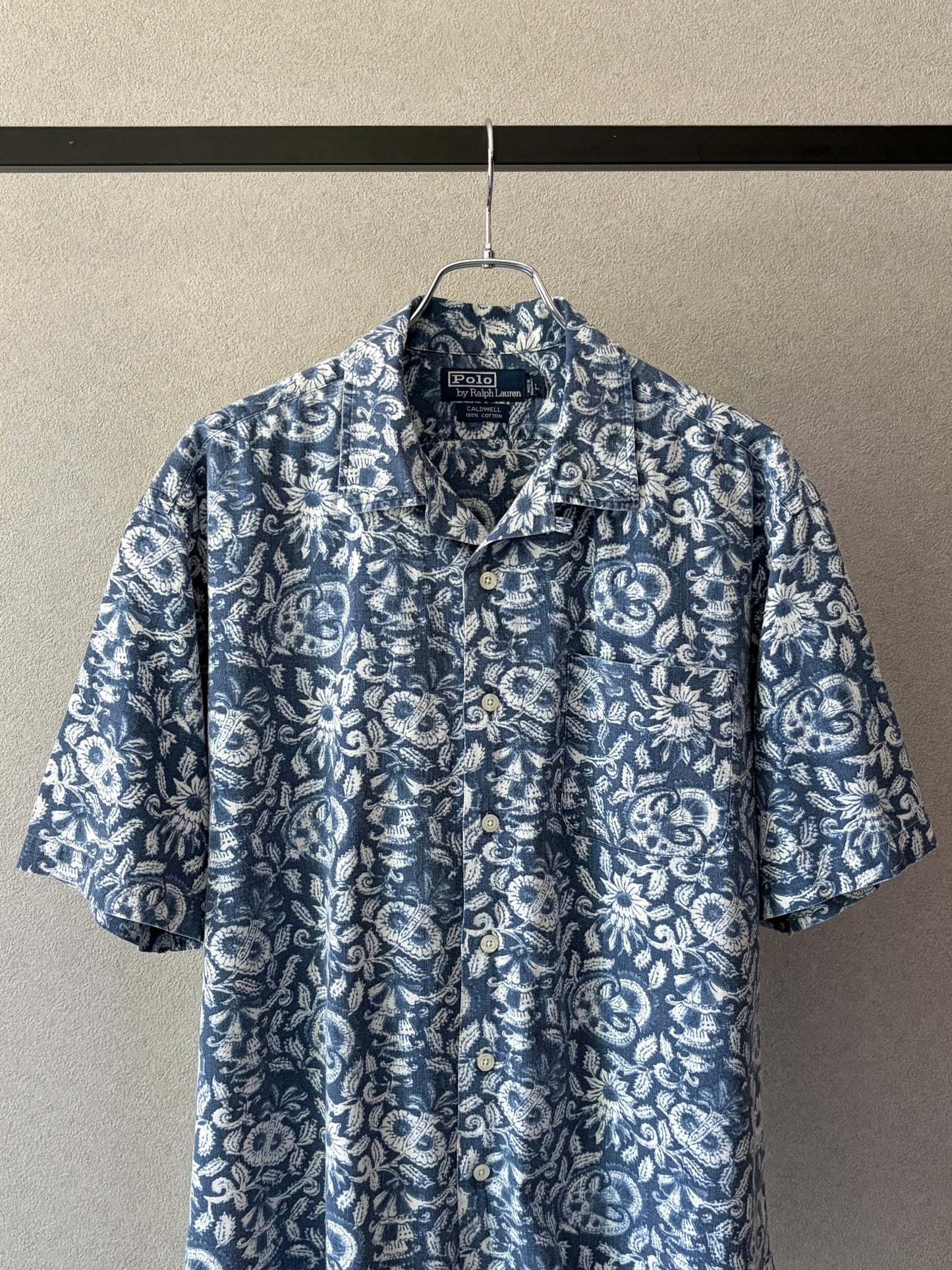 90's Polo Ralph Lauren open collar shirt "CALDWELL"