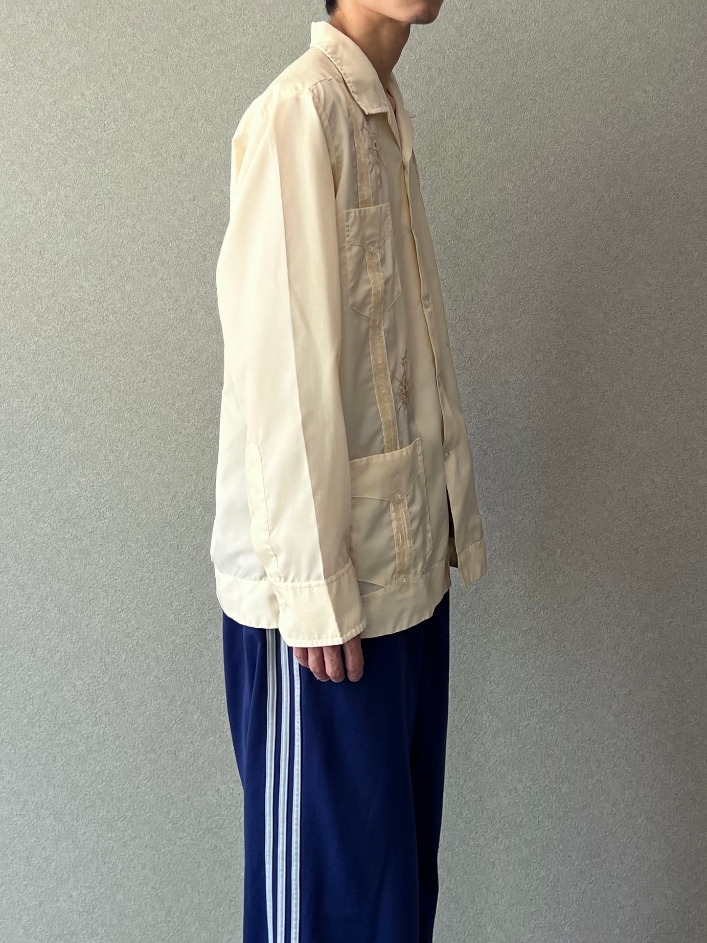 80's Mayalan L/S guayabera shirt