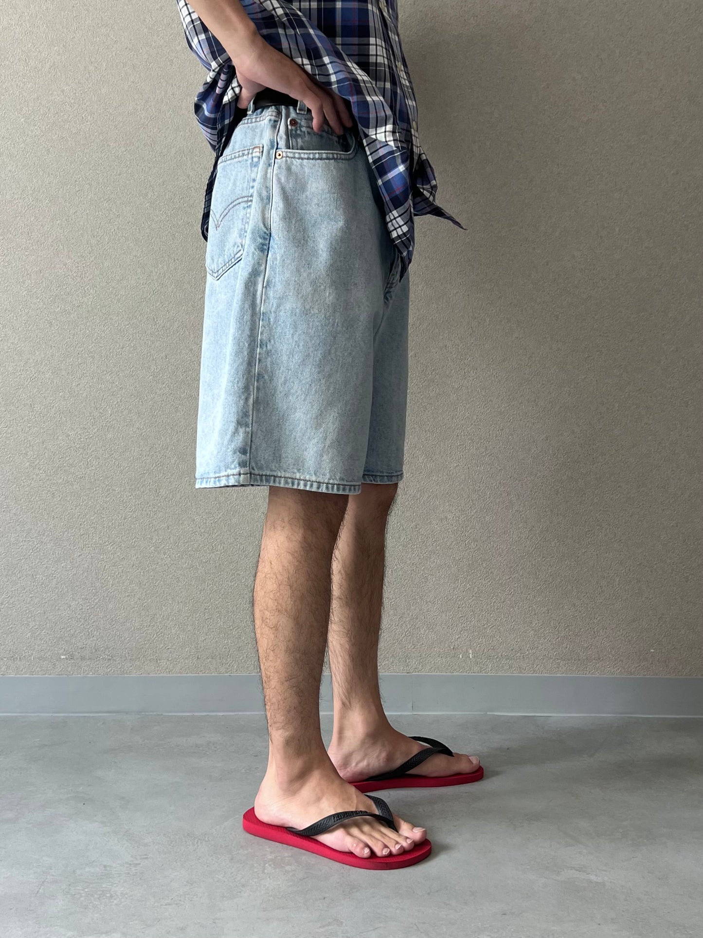 00's Levi’s 550 denim shorts "Made in MEXICO"