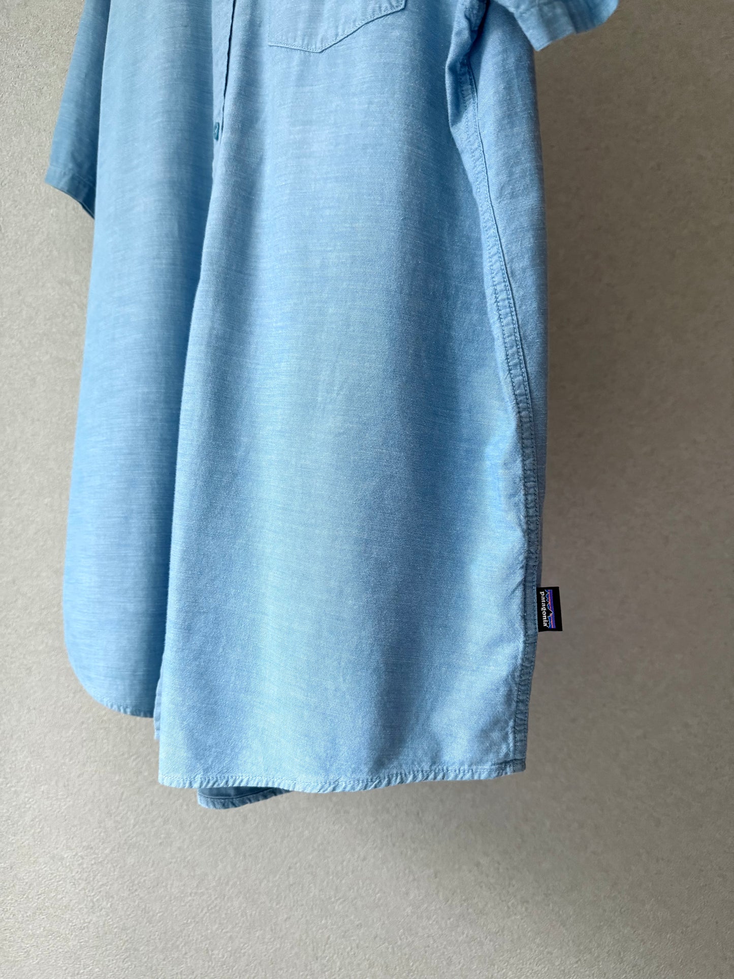 00's patagonia S/S chambray shirt