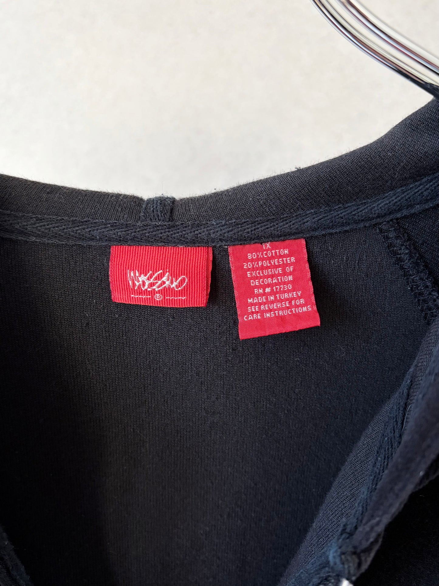 00's mossimo velours hoodie