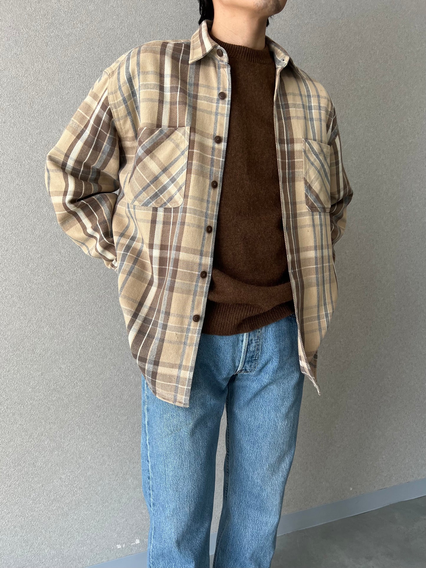 00's ST.JHONS'BAY flannel shirt