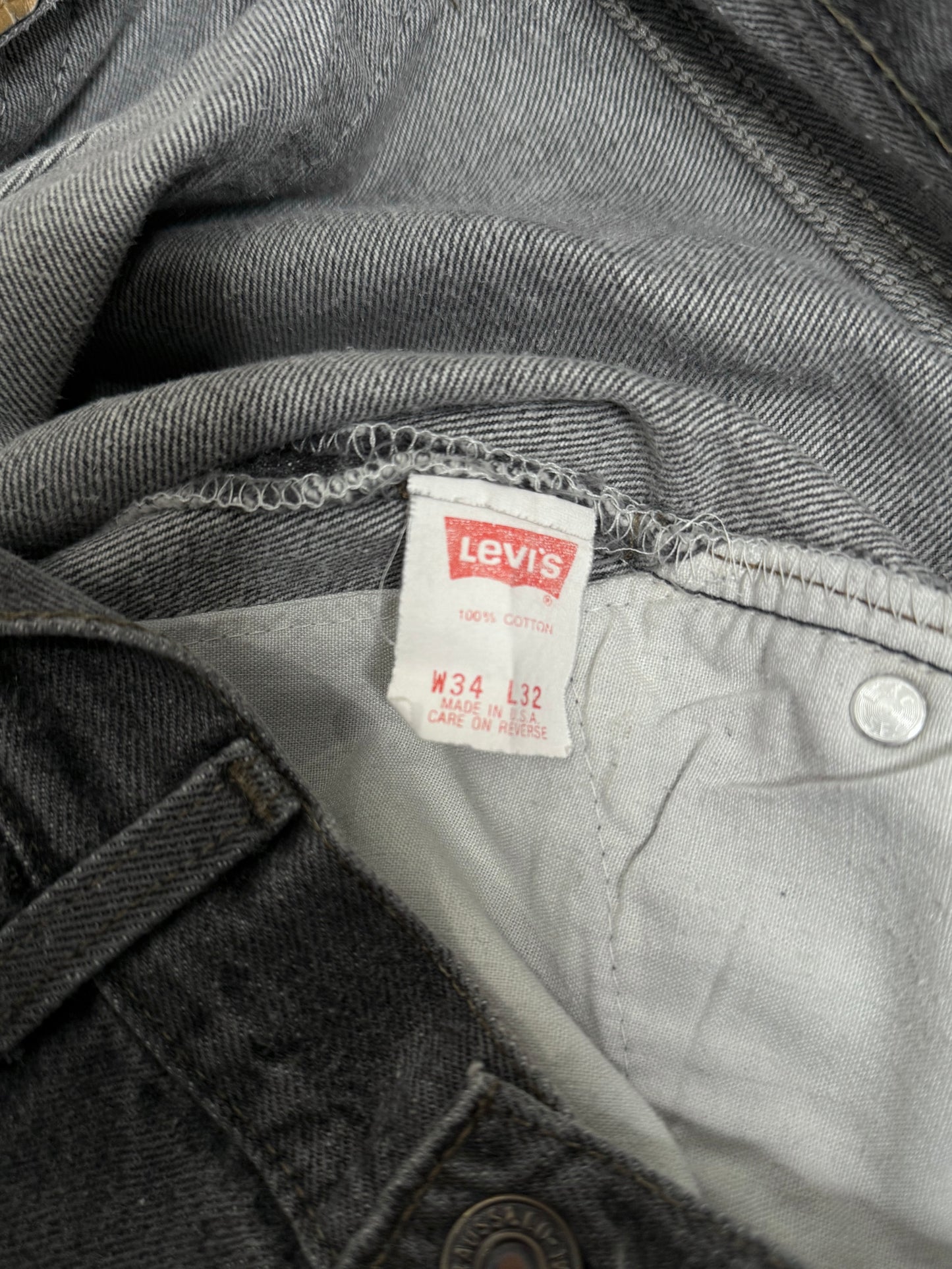 90's Levi's 501 yarn dyed denim pants "Made in USA"