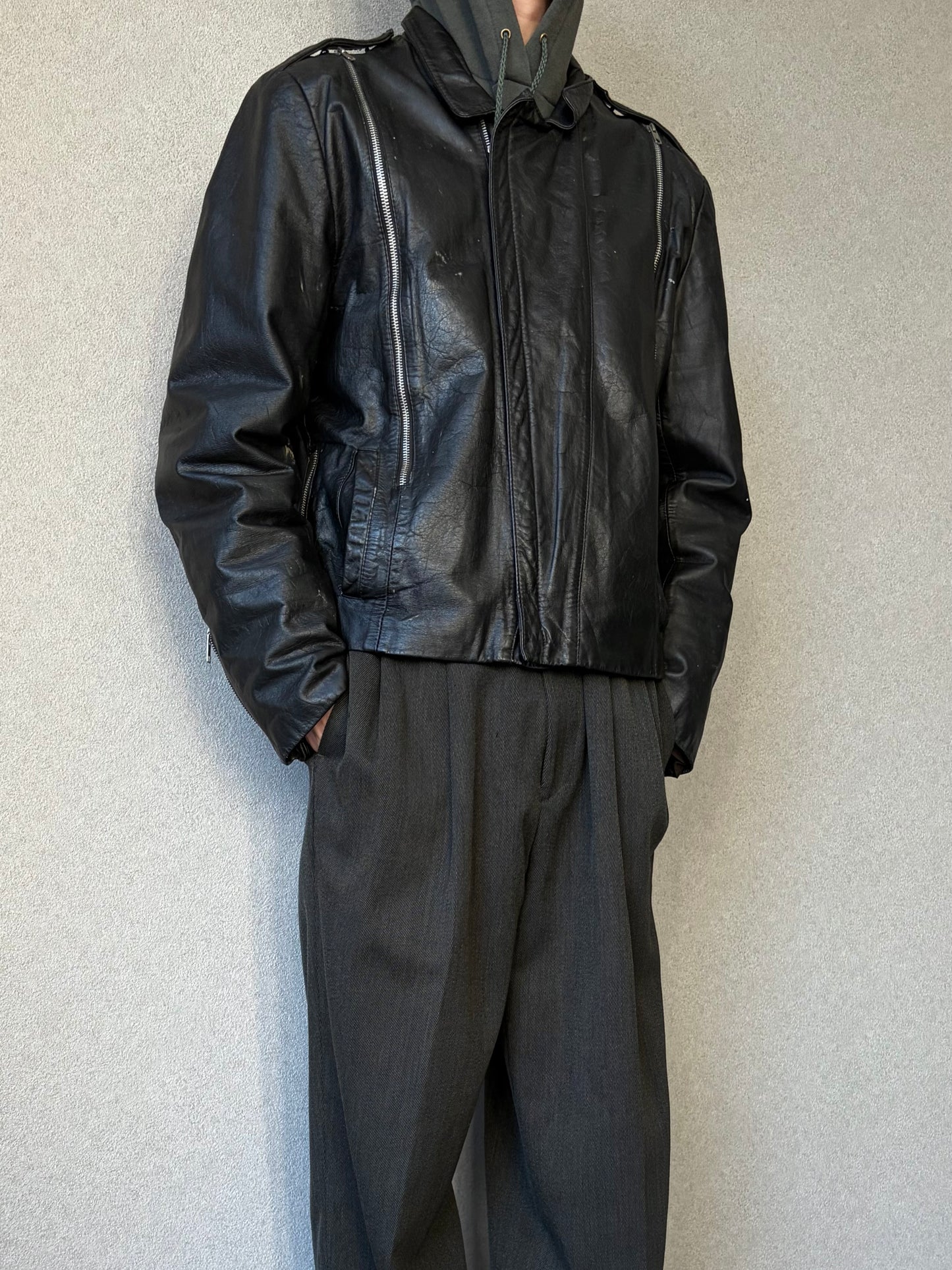 80's Chessking leather jacket