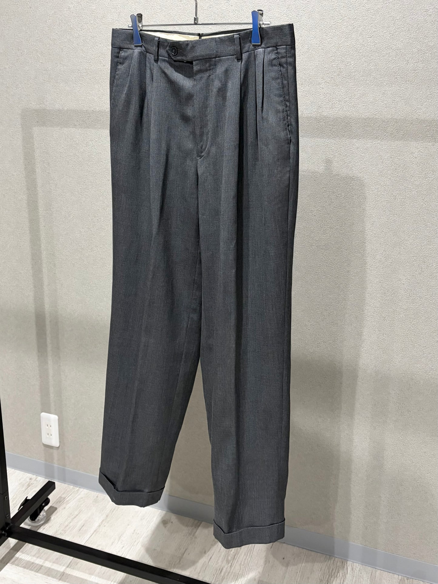 80's GIVENCHY wool slacks "Made in USA"