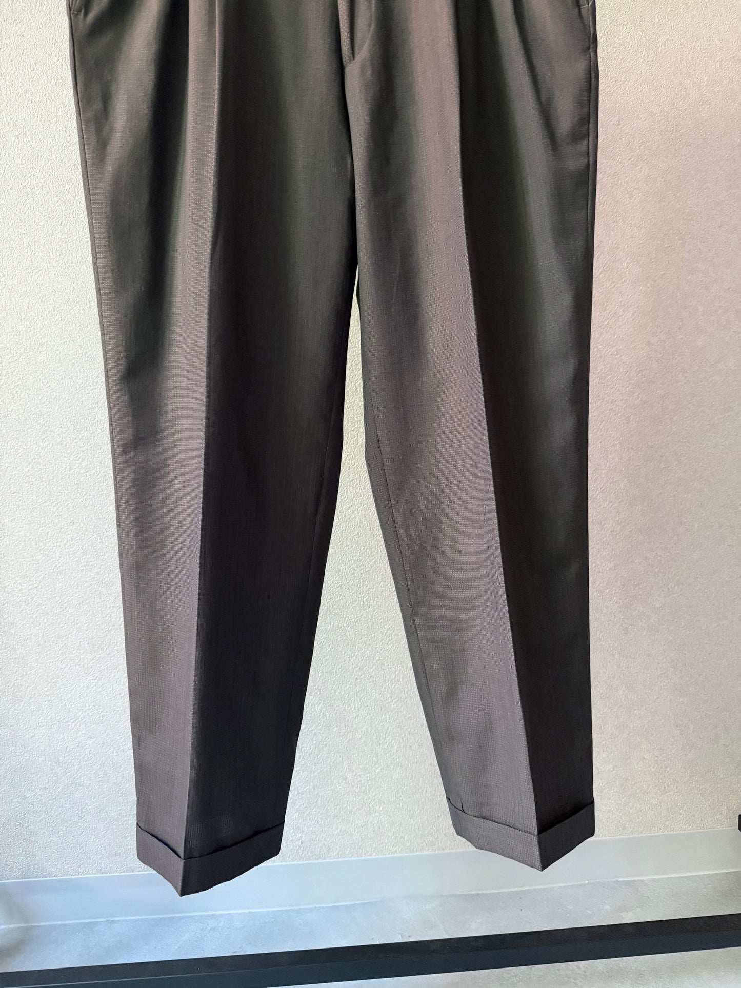 00's PRONT UOMO wool slacks "Made in ITALY"