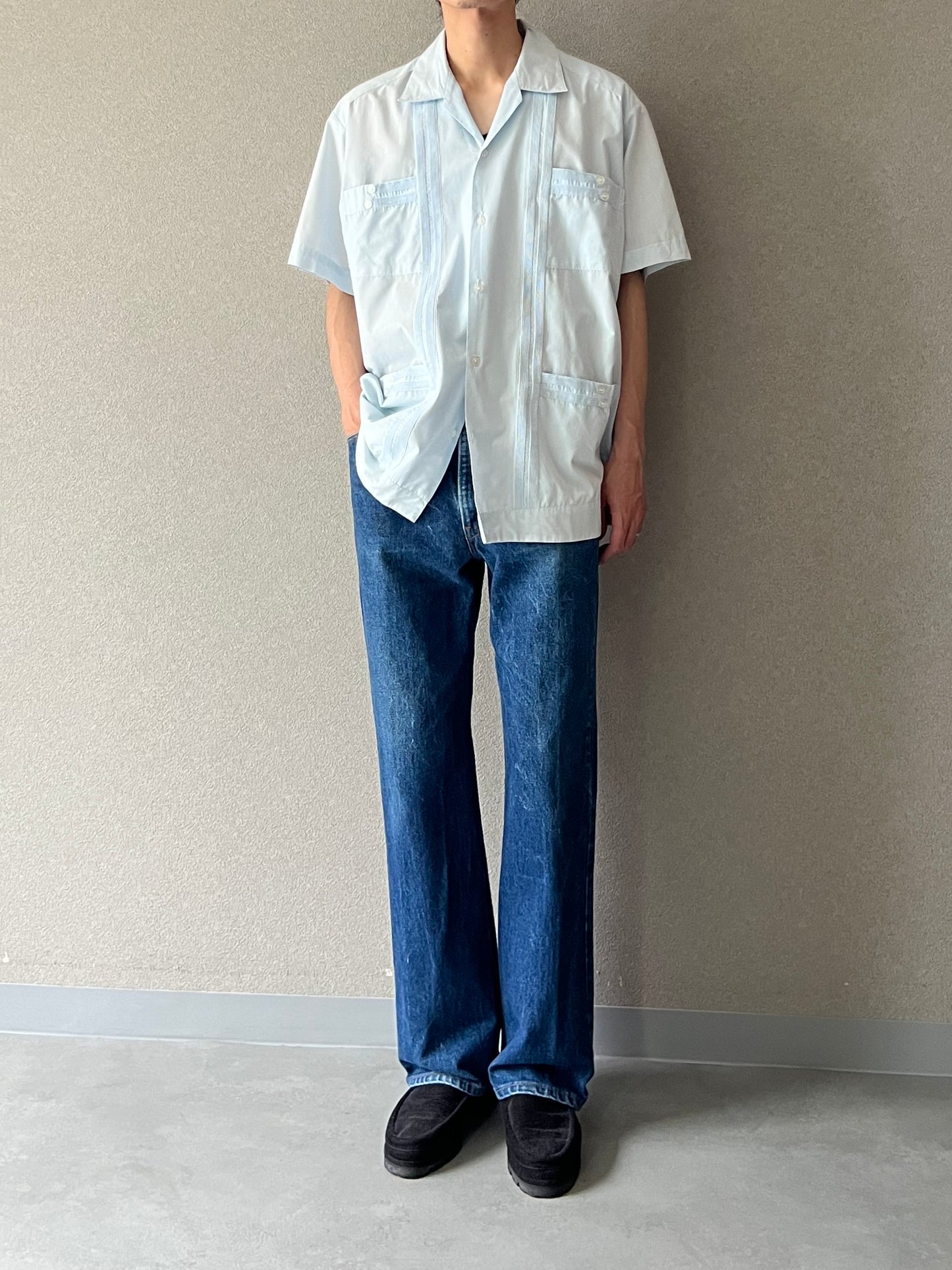 80's YUCATECA guayabera shirt