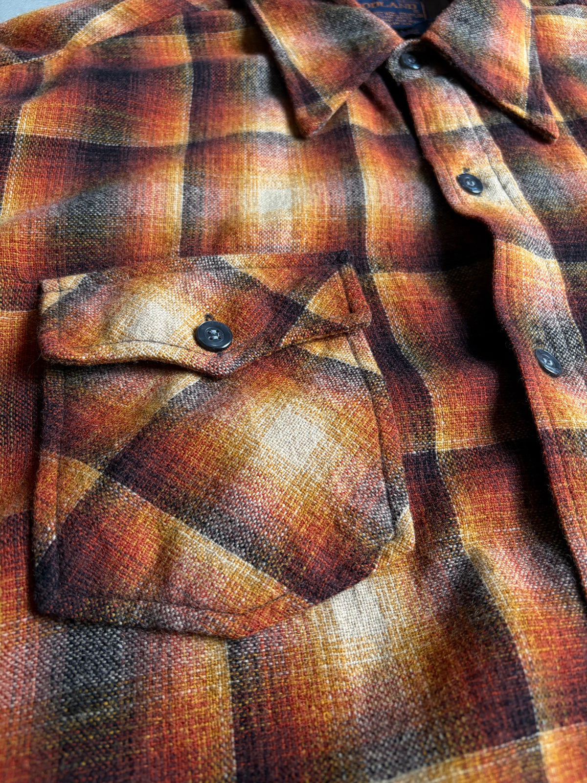 70's WOODLAND wool shirt