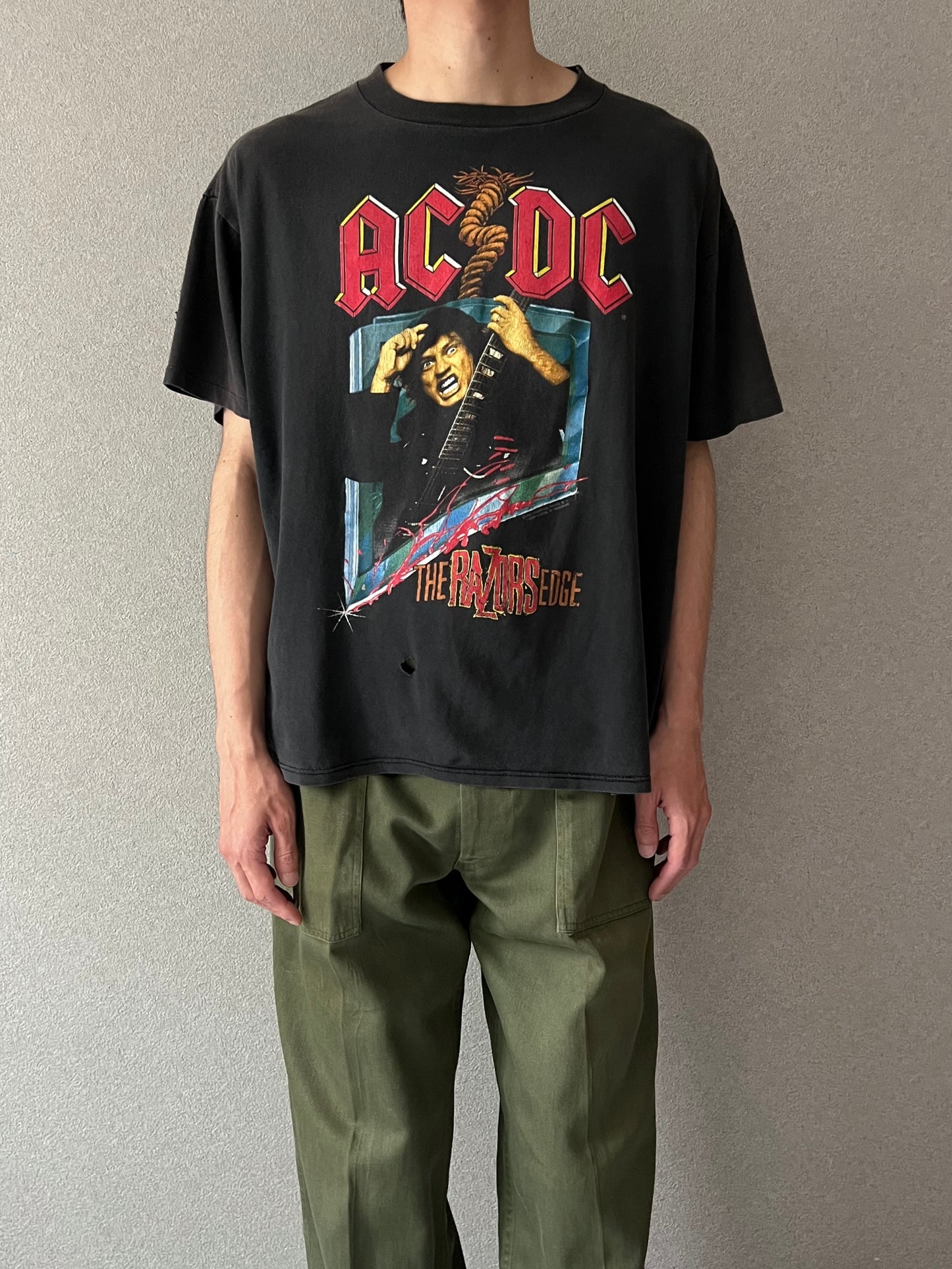 90's AC/DC music t-shirt "Made in USA"