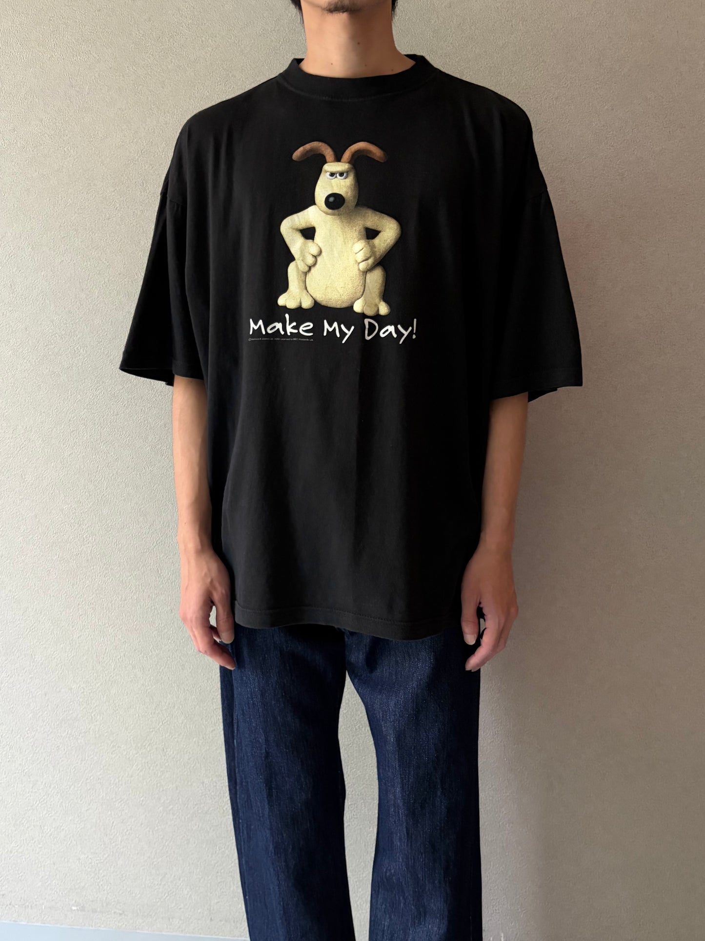80's Wallace & Gromit print t-shirt