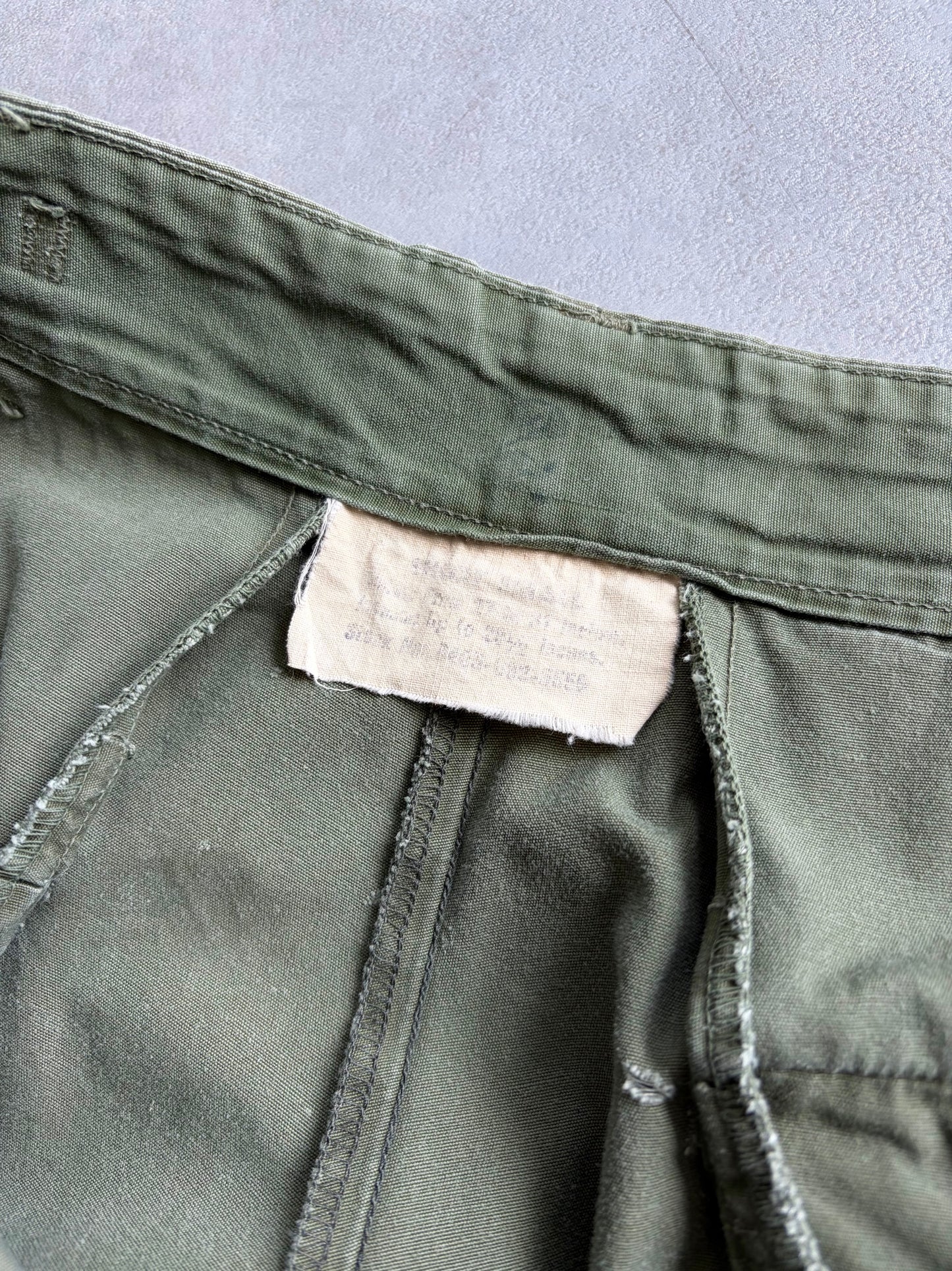 60's US.ARMY jungle fatigue pants "3rd"