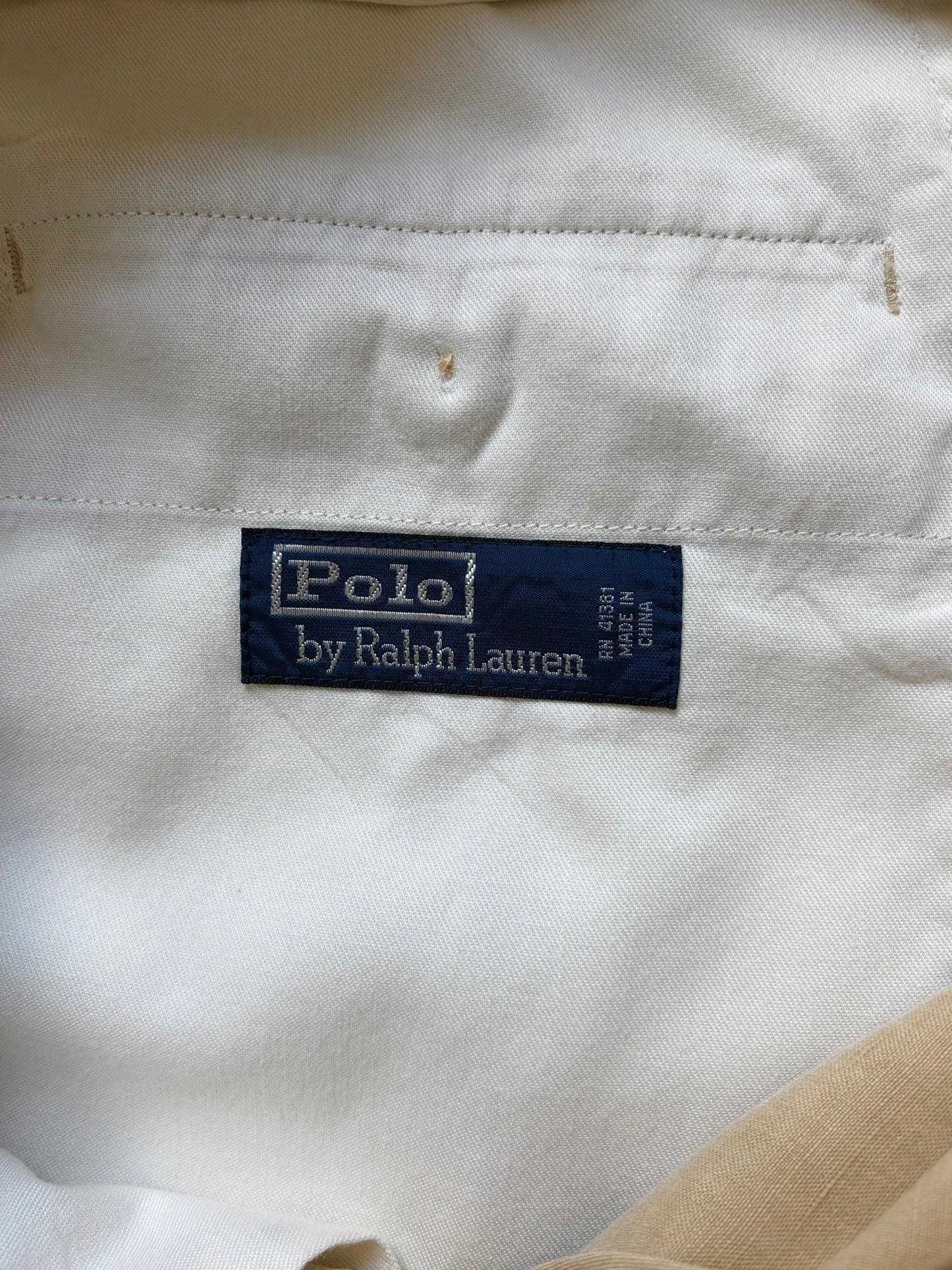 90's Polo Ralph Lauren silk×linen slacks