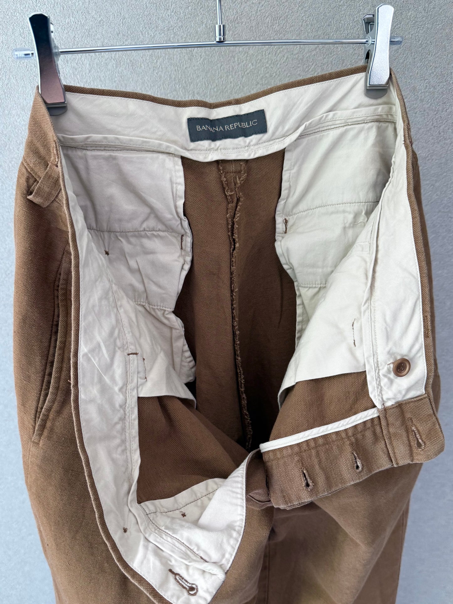 00's BANANA REPUBLIC cotton×linen pants