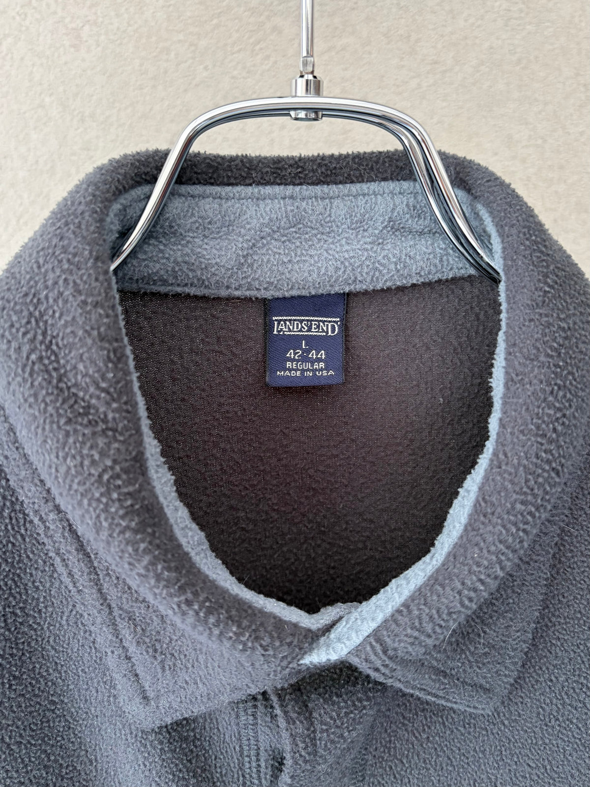 90's LANDS' END fleece shirt "Made in USA"