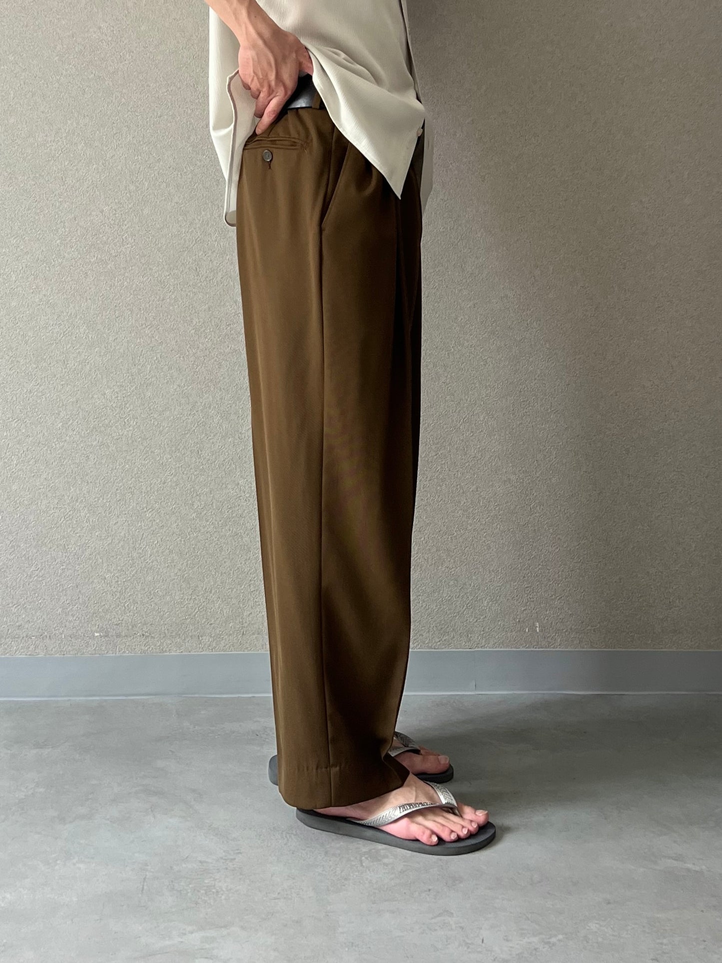 80's GIVENCHY wool slacks "Made in USA"