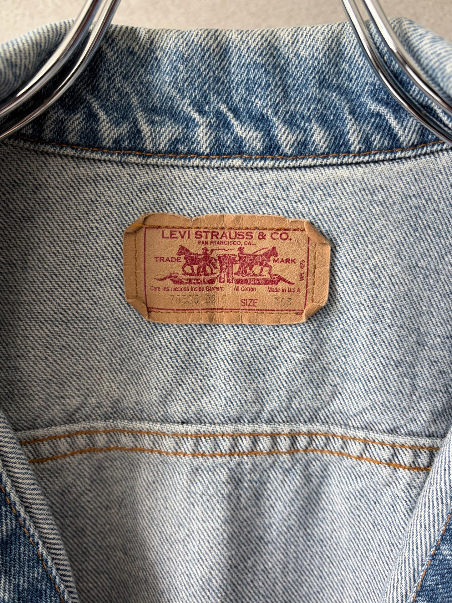 80's Levi's 70506 denim jacket "Made in USA"