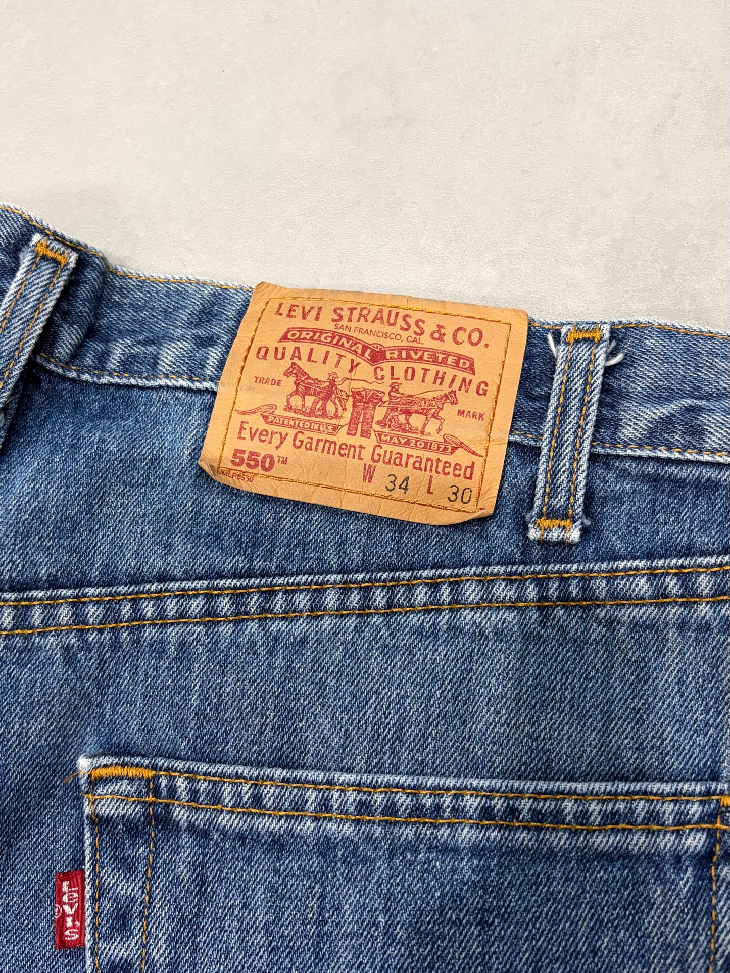 90's Levi's 550 denim pants "Made in CANADA"
