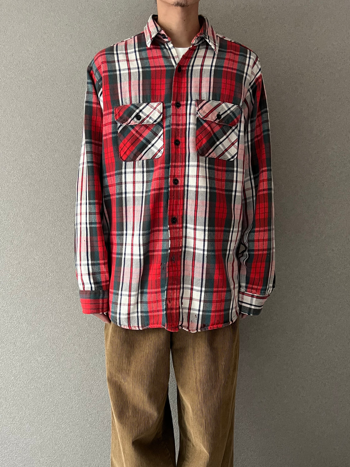 70's〜 FIVE BROTHER flannel shirt "Made in USA"