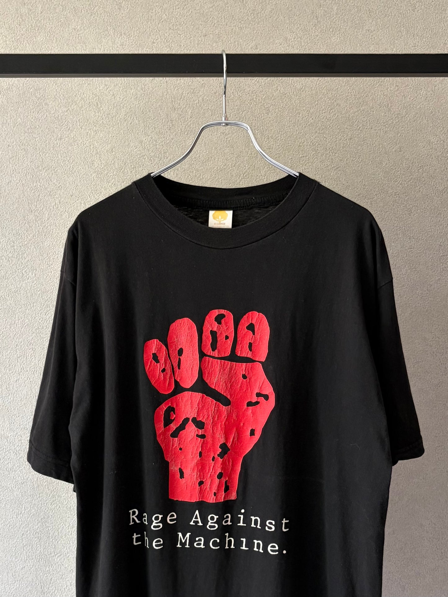 90's〜 RAGE AGAINST THE MACHINE music t-shirt