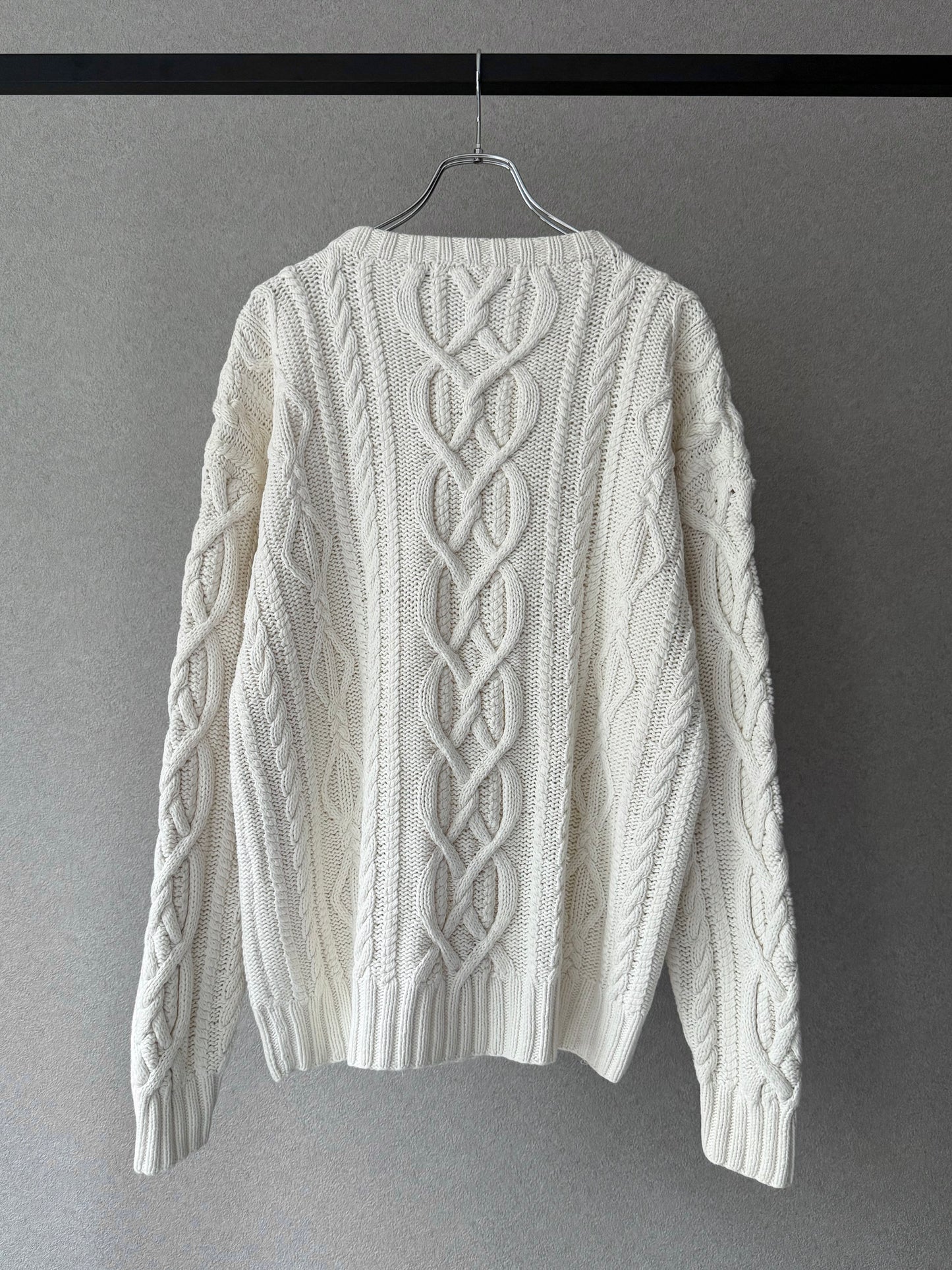 90's ST.JOHN'S BAY ramie×cotton knit sweater
