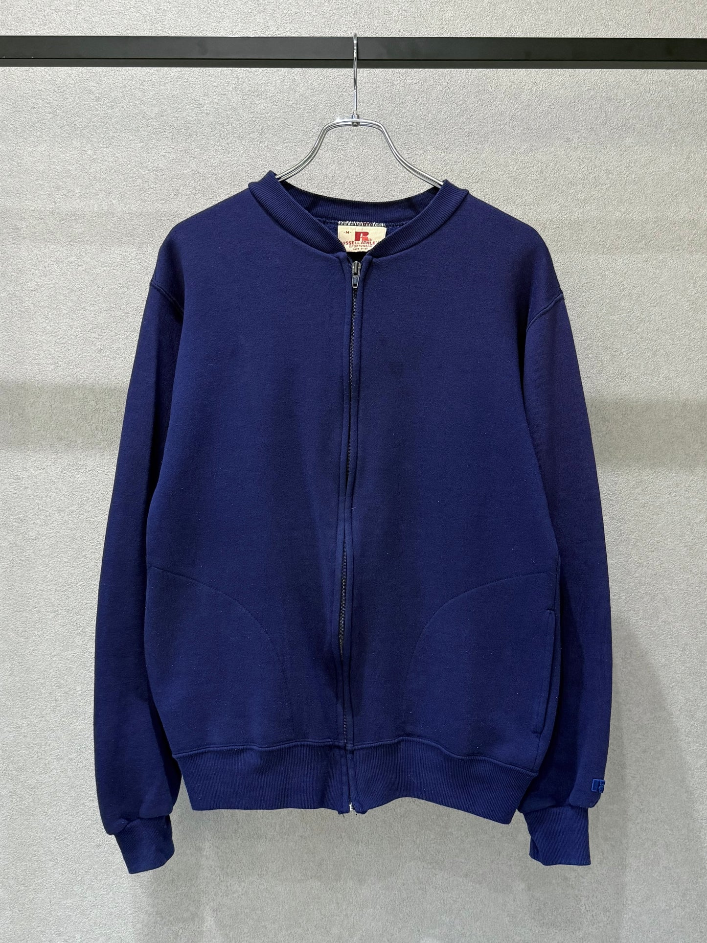 80's RUSSELL zip up sweater "Made in USA"
