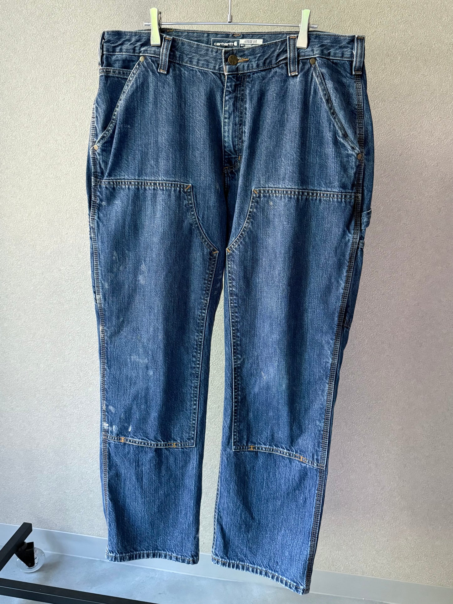 00's carhartt denim painter pants "Double Knee"