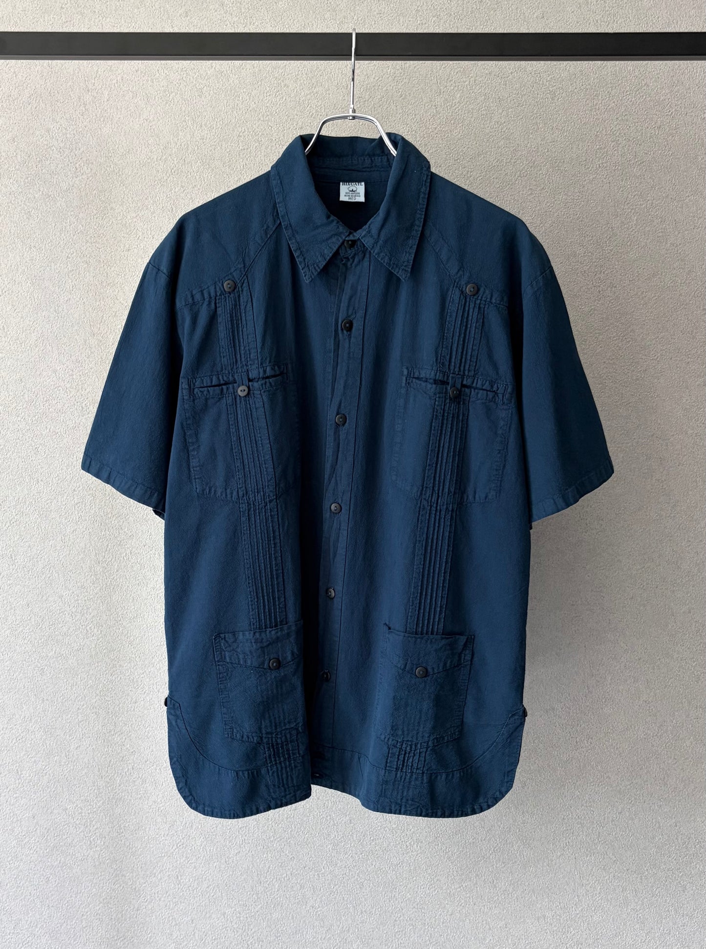 90's HIXCATL guayabera shirt