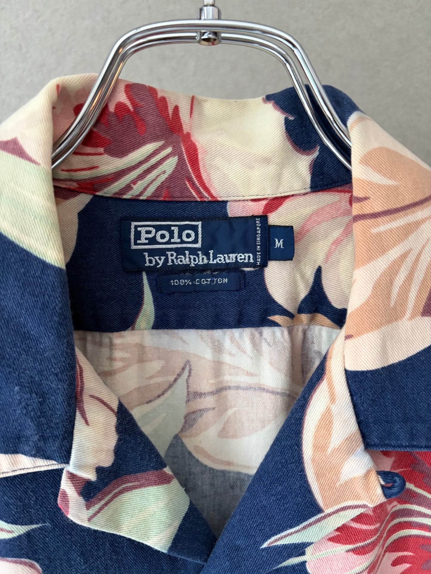 80's〜 Polo Ralph Lauren open collar shirt