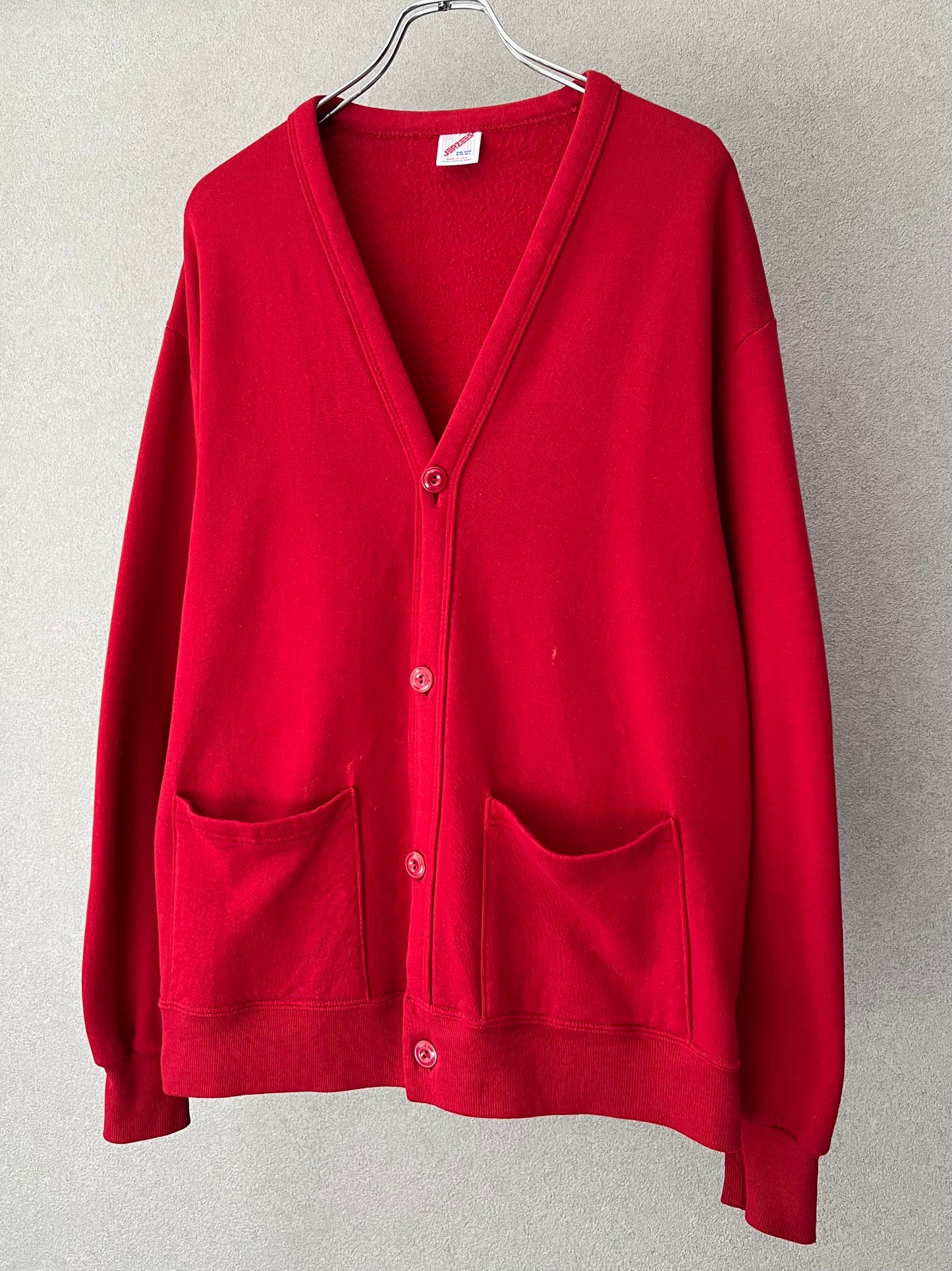 80's JERZEES sweat cardigan