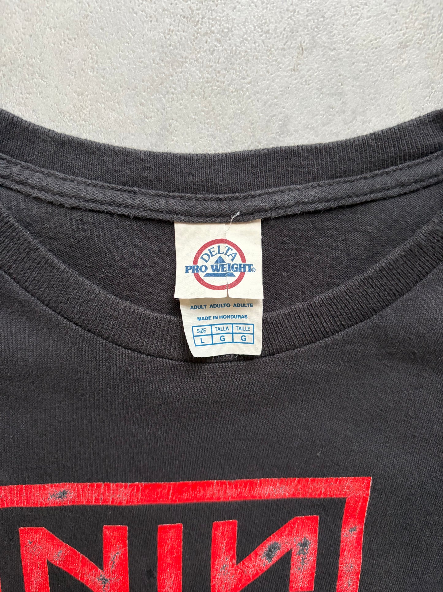10's Nine Inch Nails × SOUNDGARDEN music t-shirt