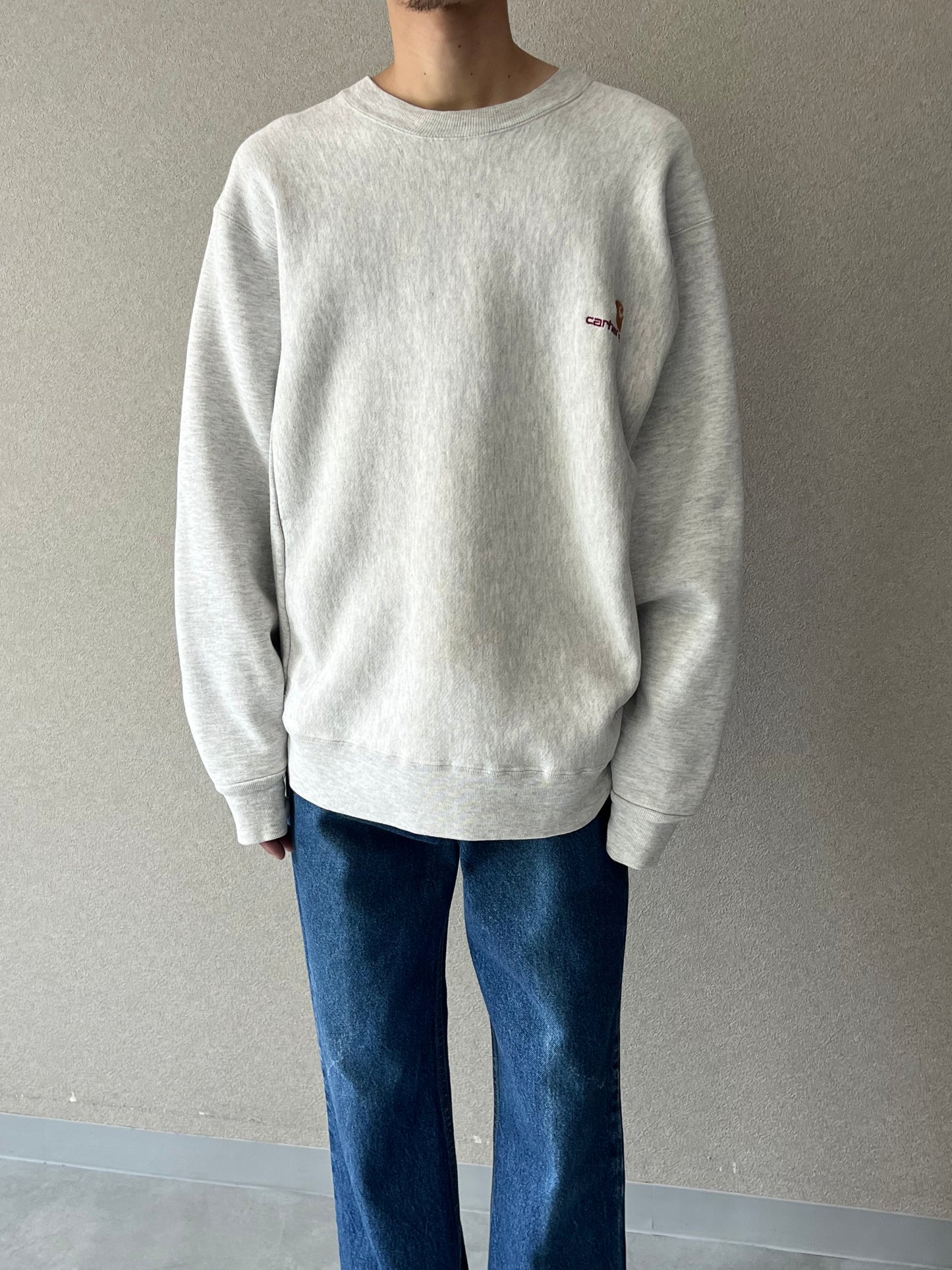 80's carhartt reverse weave type sweater