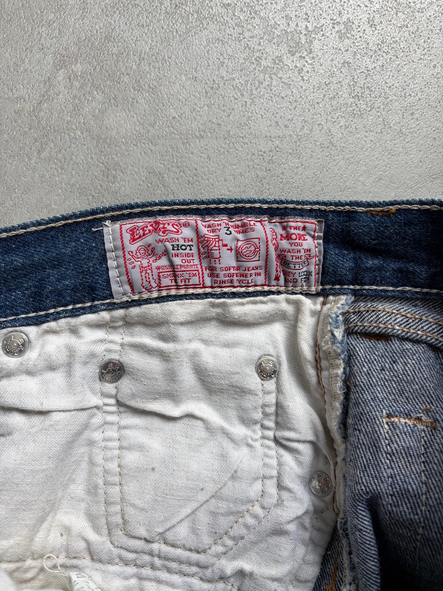 80's Levi's denim pants "Inseam Single"