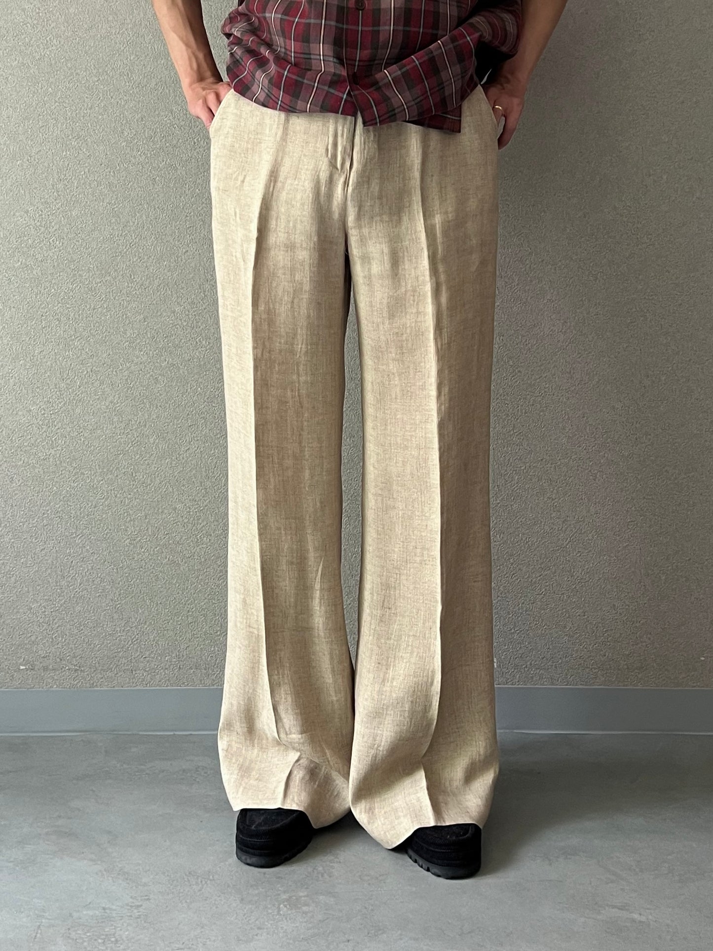00's〜 Max Mara linen slacks