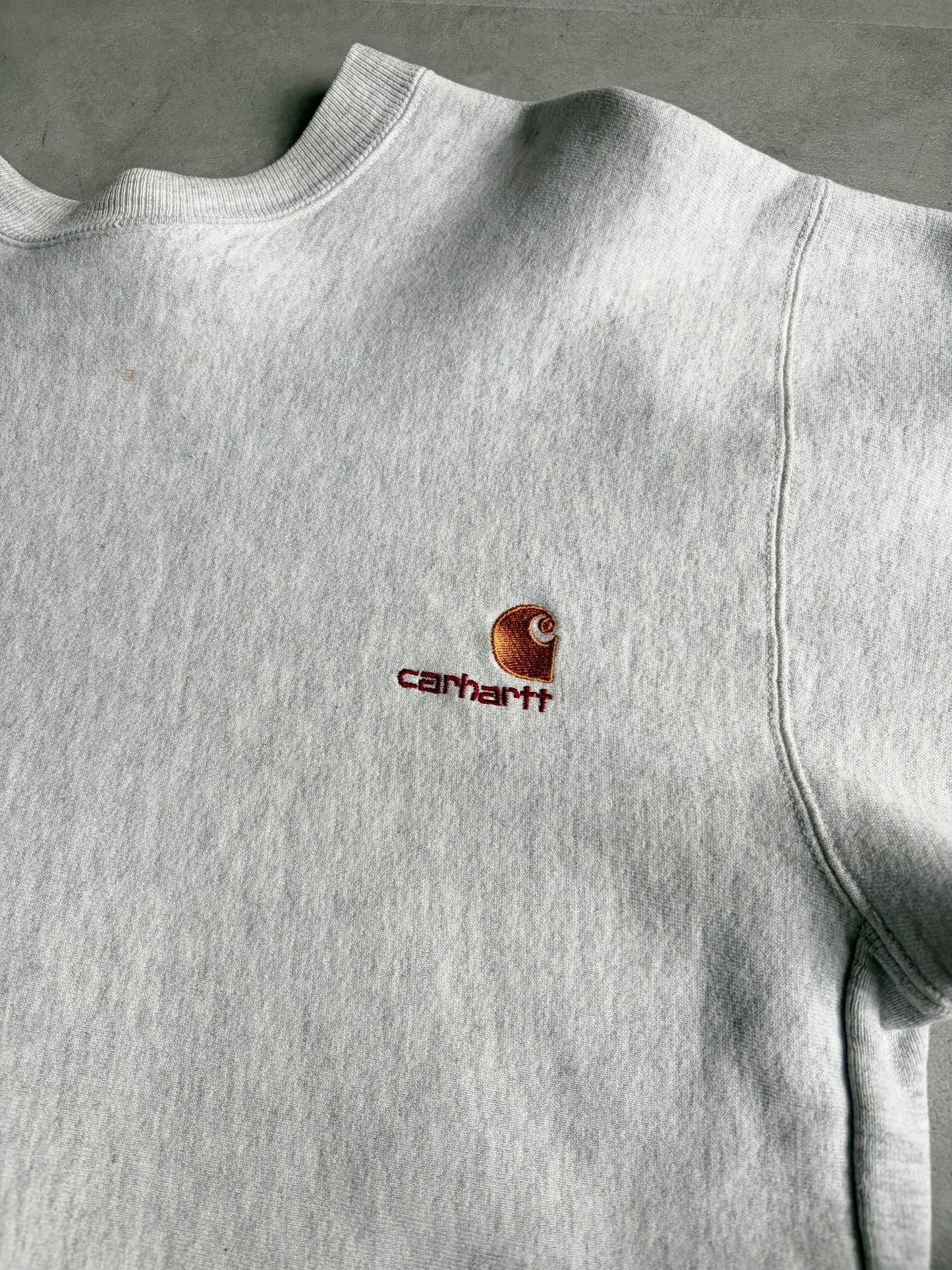 80's carhartt reverse weave type sweater