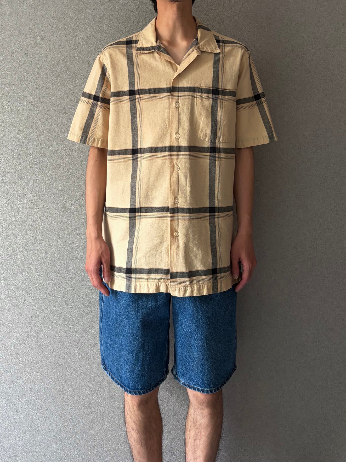 90's Polo Ralph Lauren open collar shirt "CLAYTON"