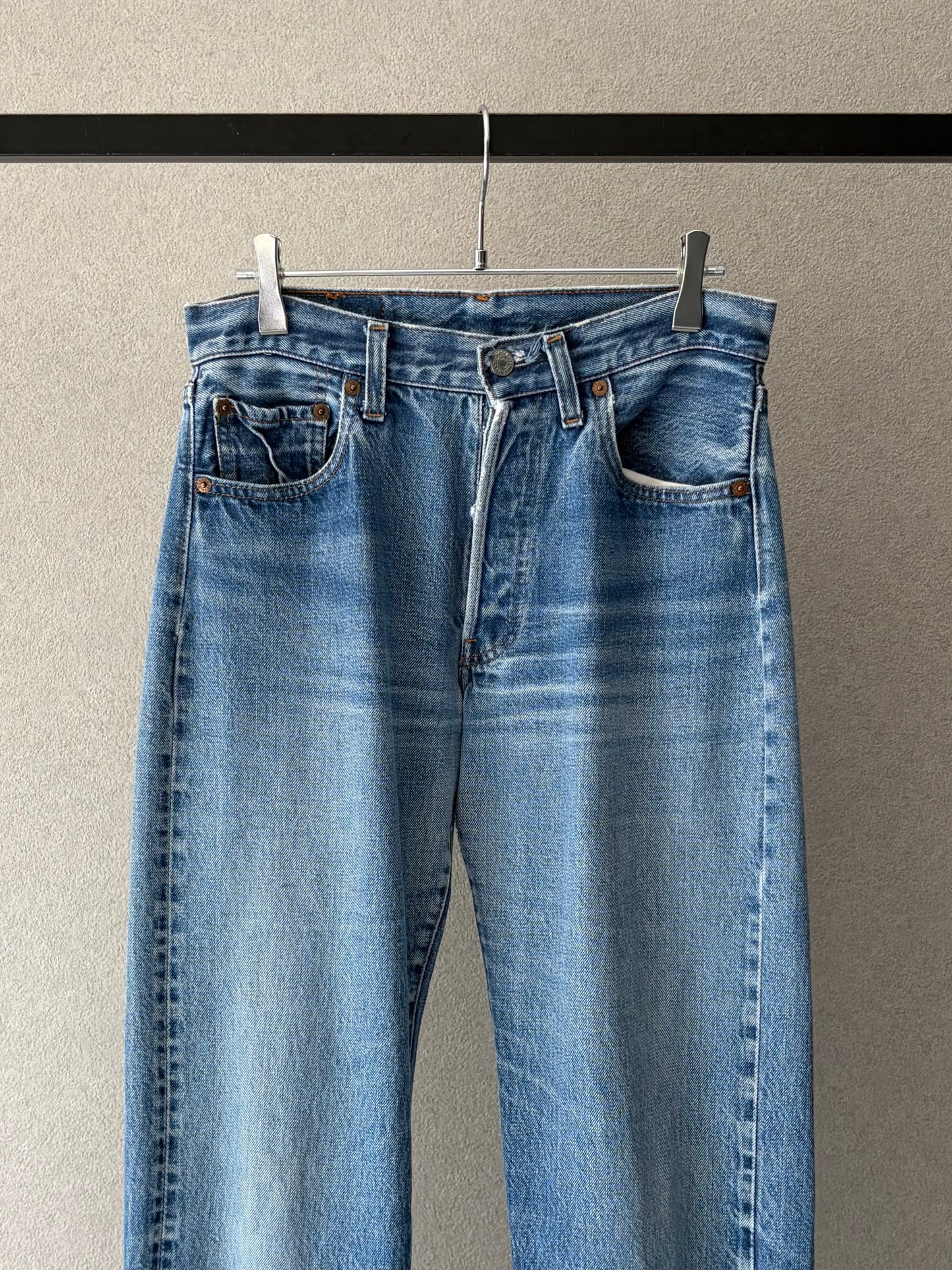 80's Levi’s 501 denim pants "RED LINE"