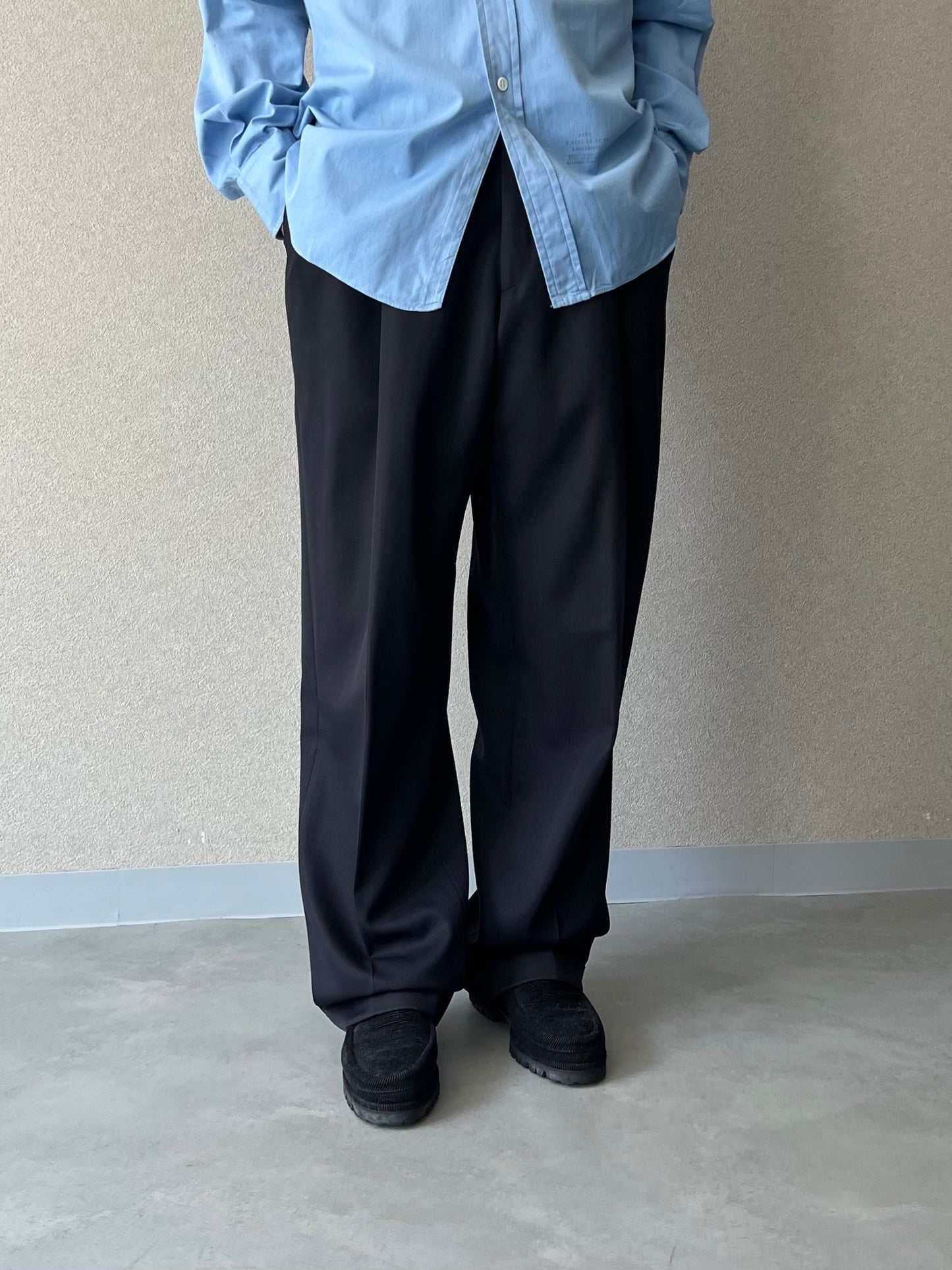 00's PAZONI wool slacks "Made in ITALY"