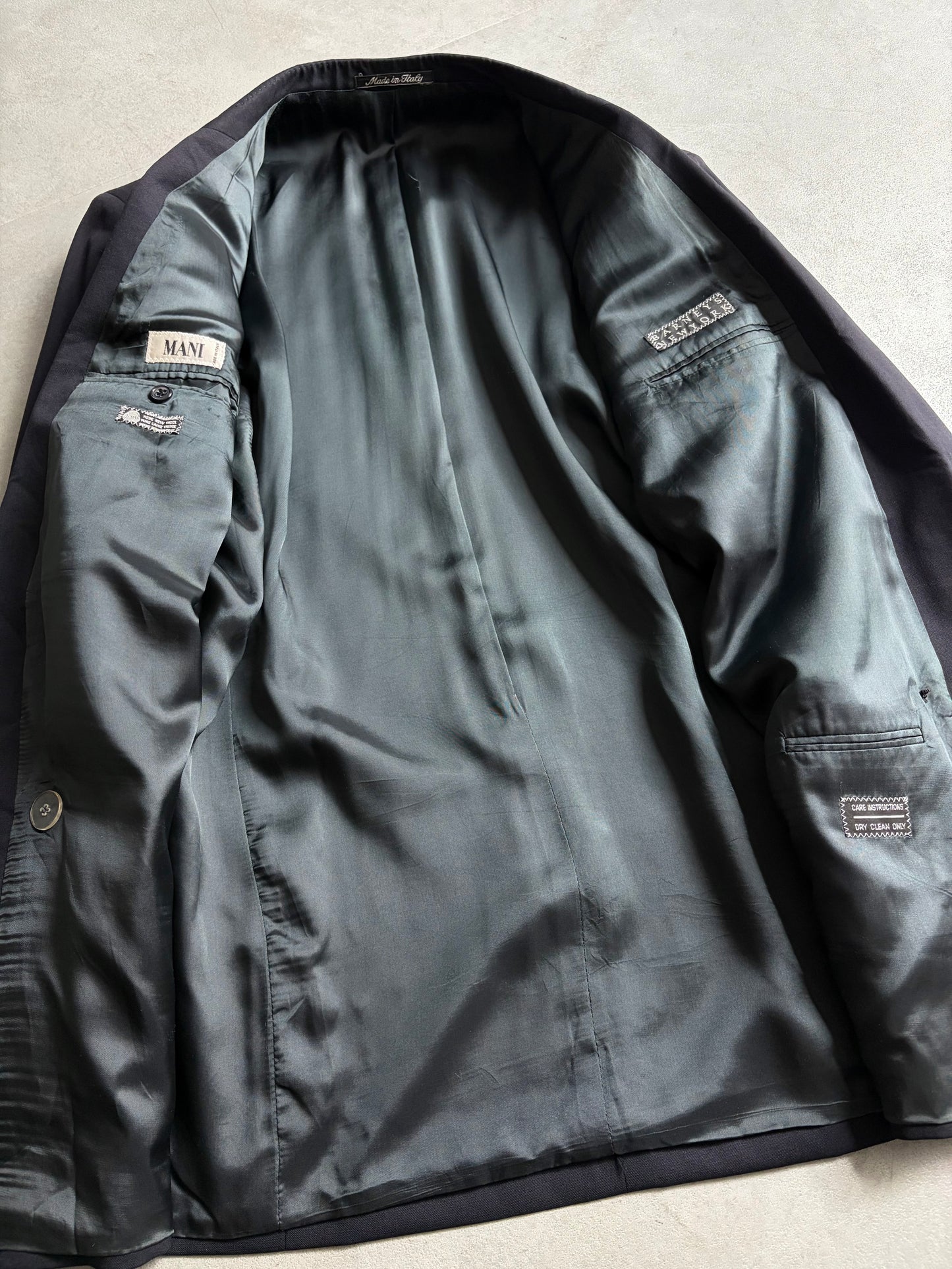 80's〜 BARNEYS NEWYORK x MANI tailored jacket "Made in ITALY"