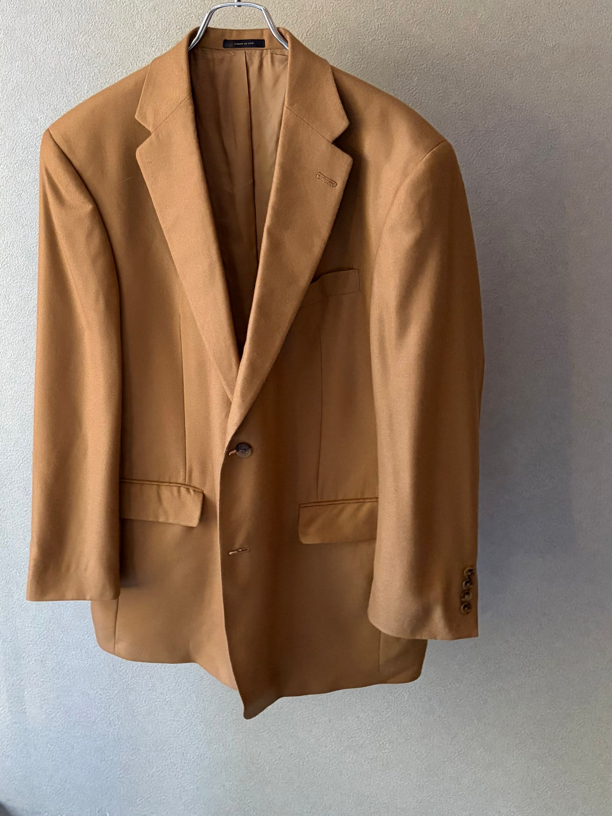 90's Dillard's × Loro Piana cashmere tailored jacket "Made in USA"