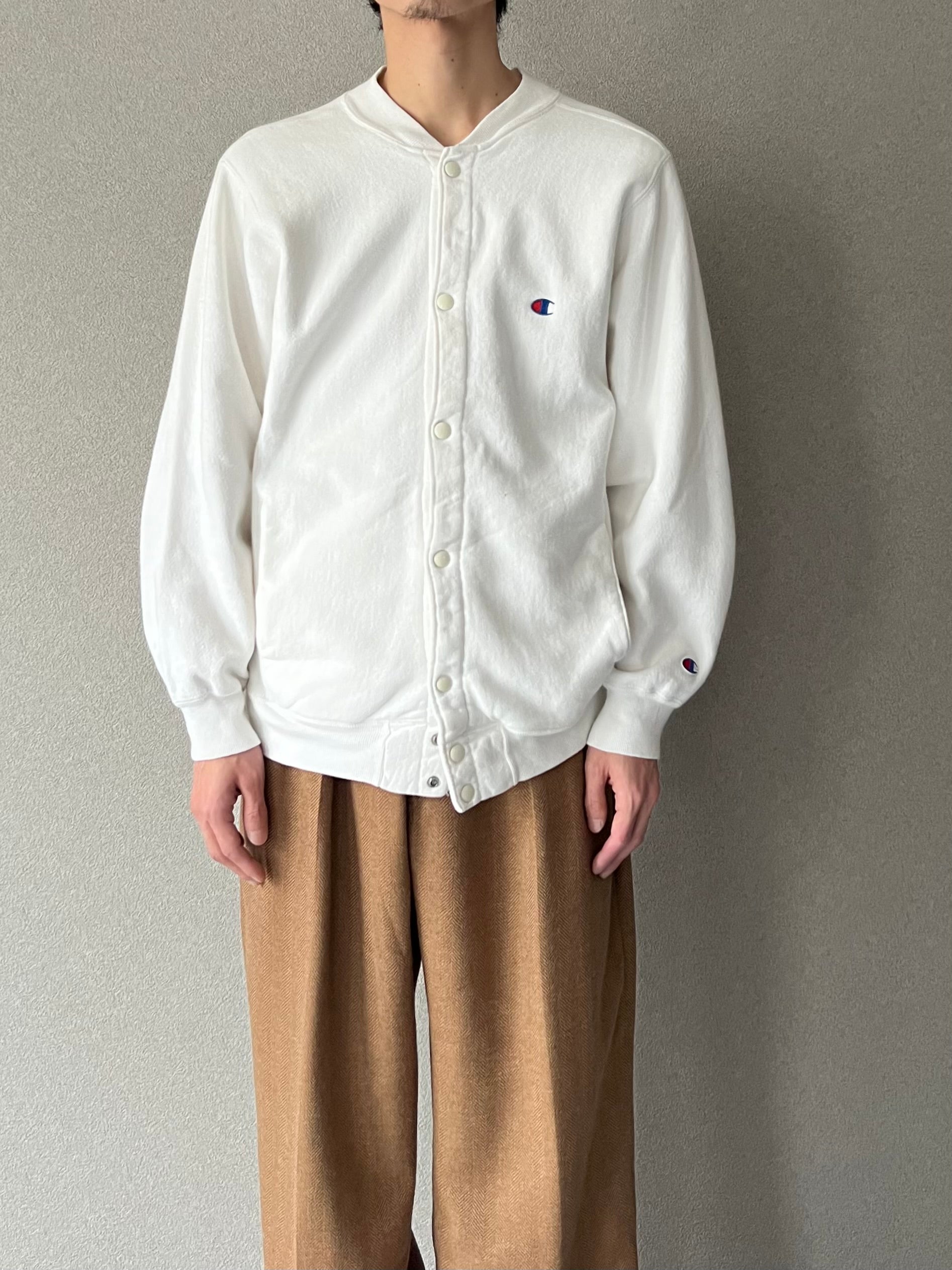 90's Champion REVERSE WEAVE snap cardigan 