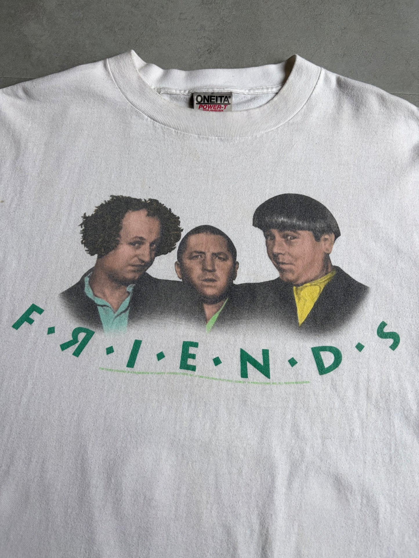 90's The Three Stooges FRIENDS parody t-shirt