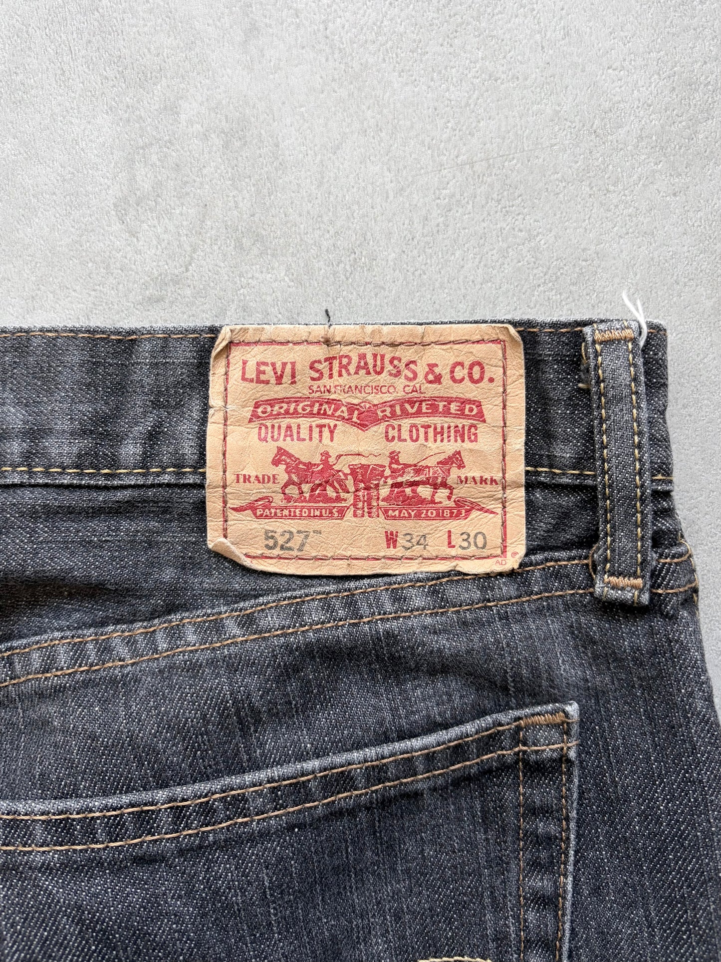 00's Levi's 527 denim pants "Yarn dyed"