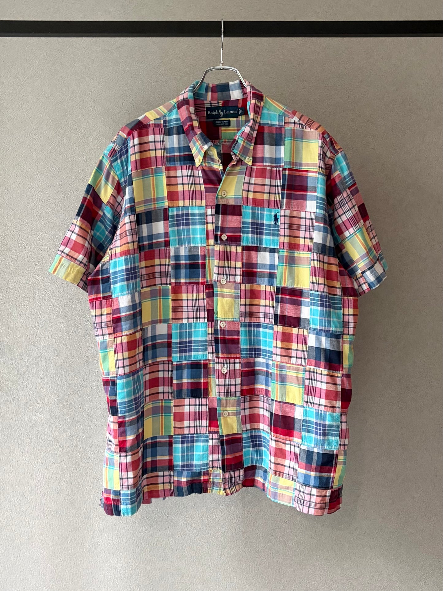 90's Polo Ralph Lauren open collar shirt "ANDY CAMP"
