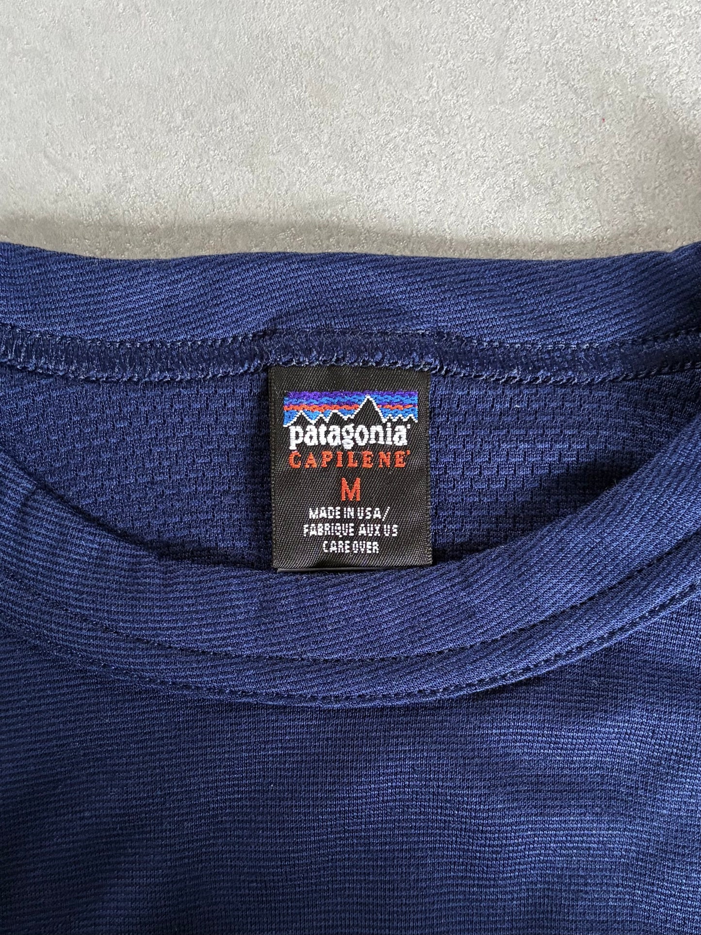 90's patagonia capilene shirt    "Made in USA"