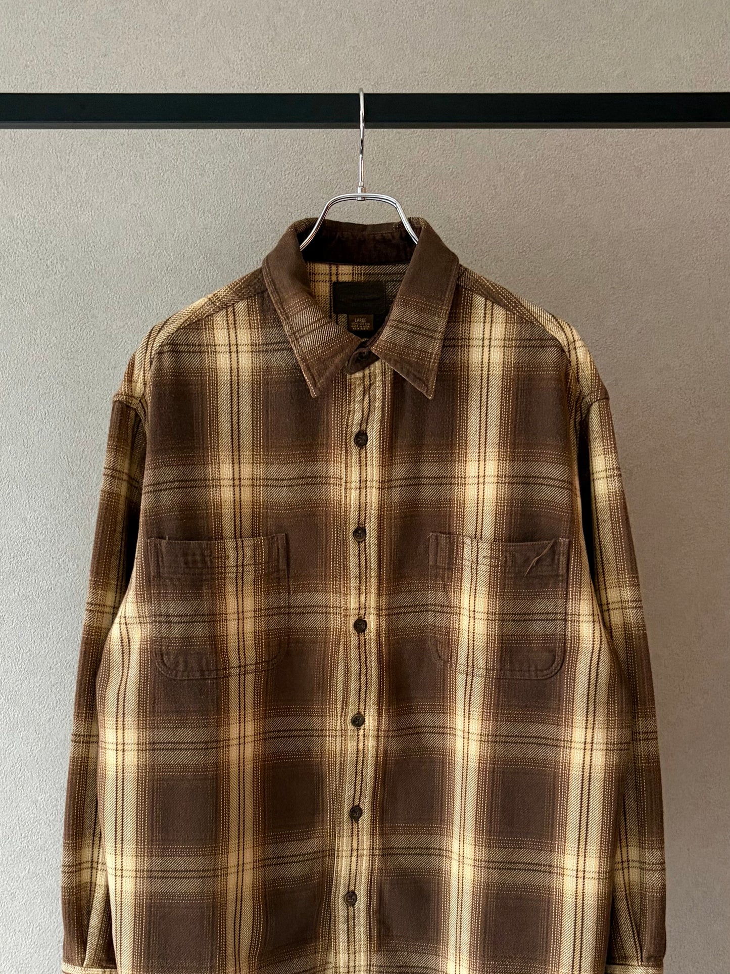 00's ST. JOHN’S BAY flannel shirt