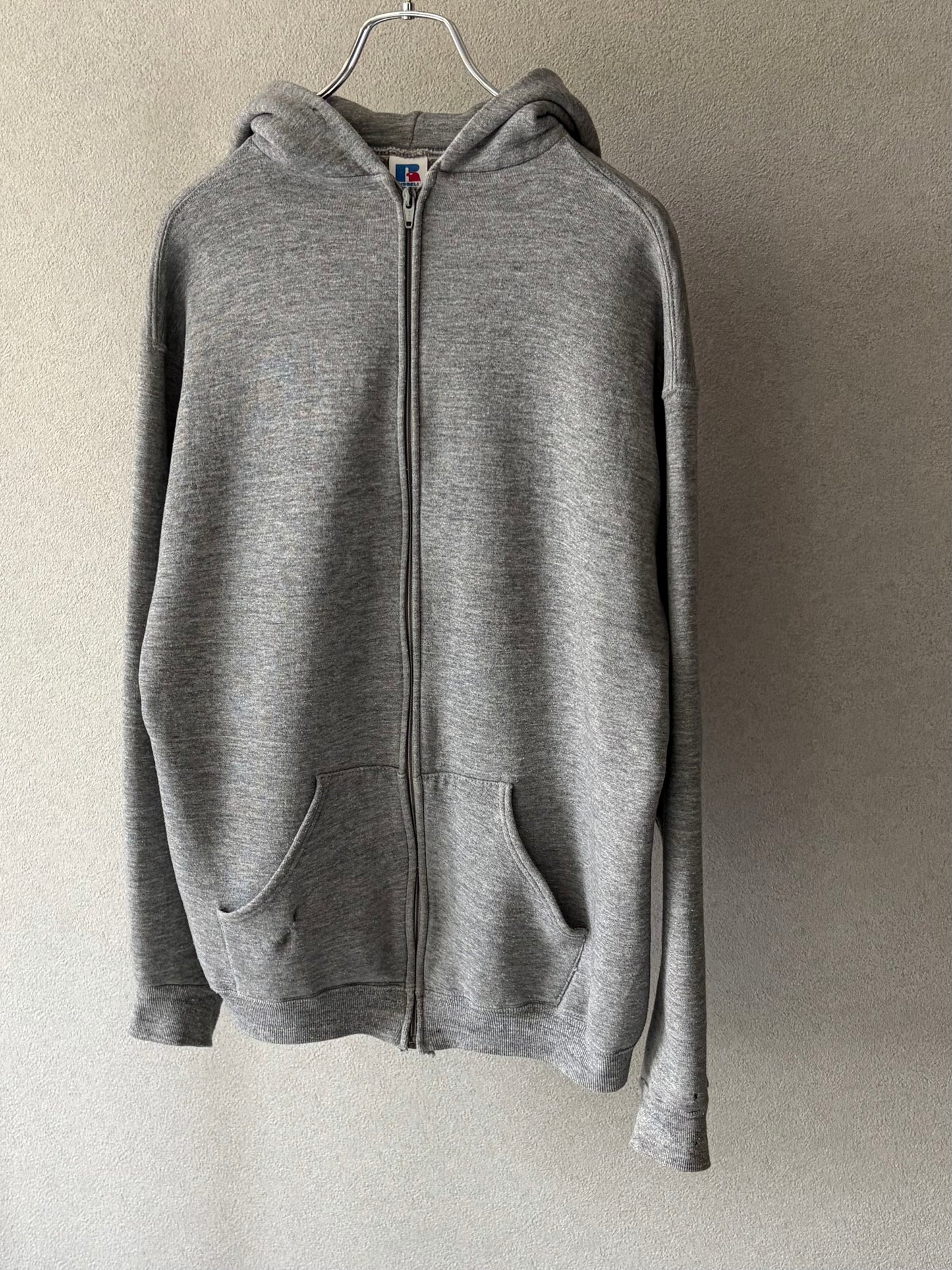 80's RUSSELL zip up sweat hoodie "Made in USA"