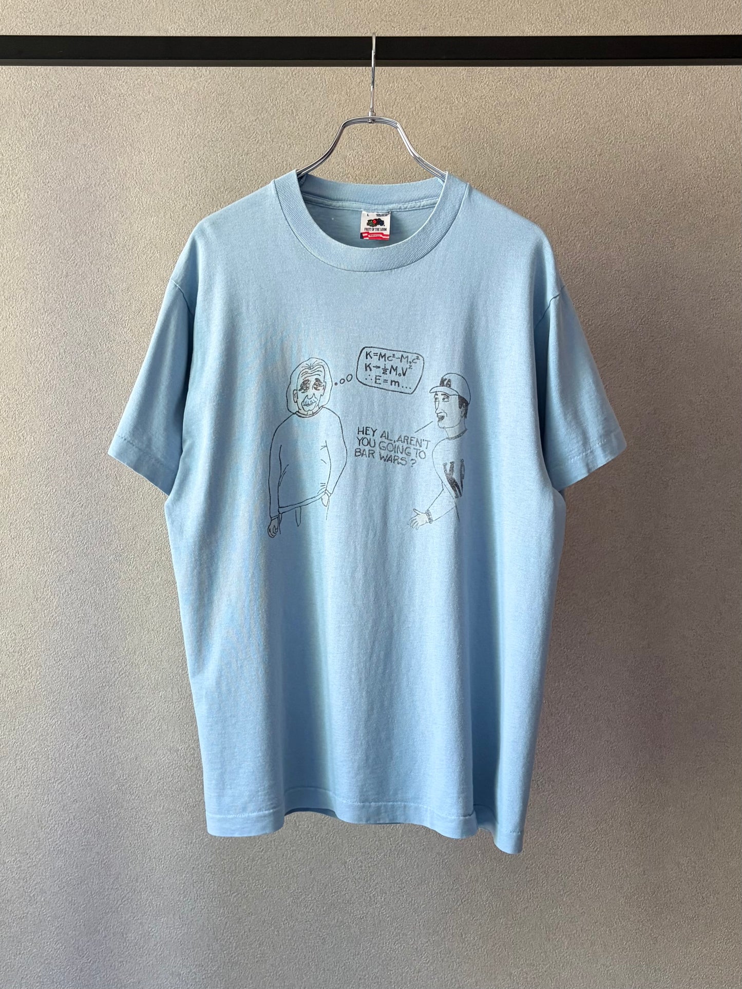 90's UNKNOWN print t-shirt "Made in  USA"