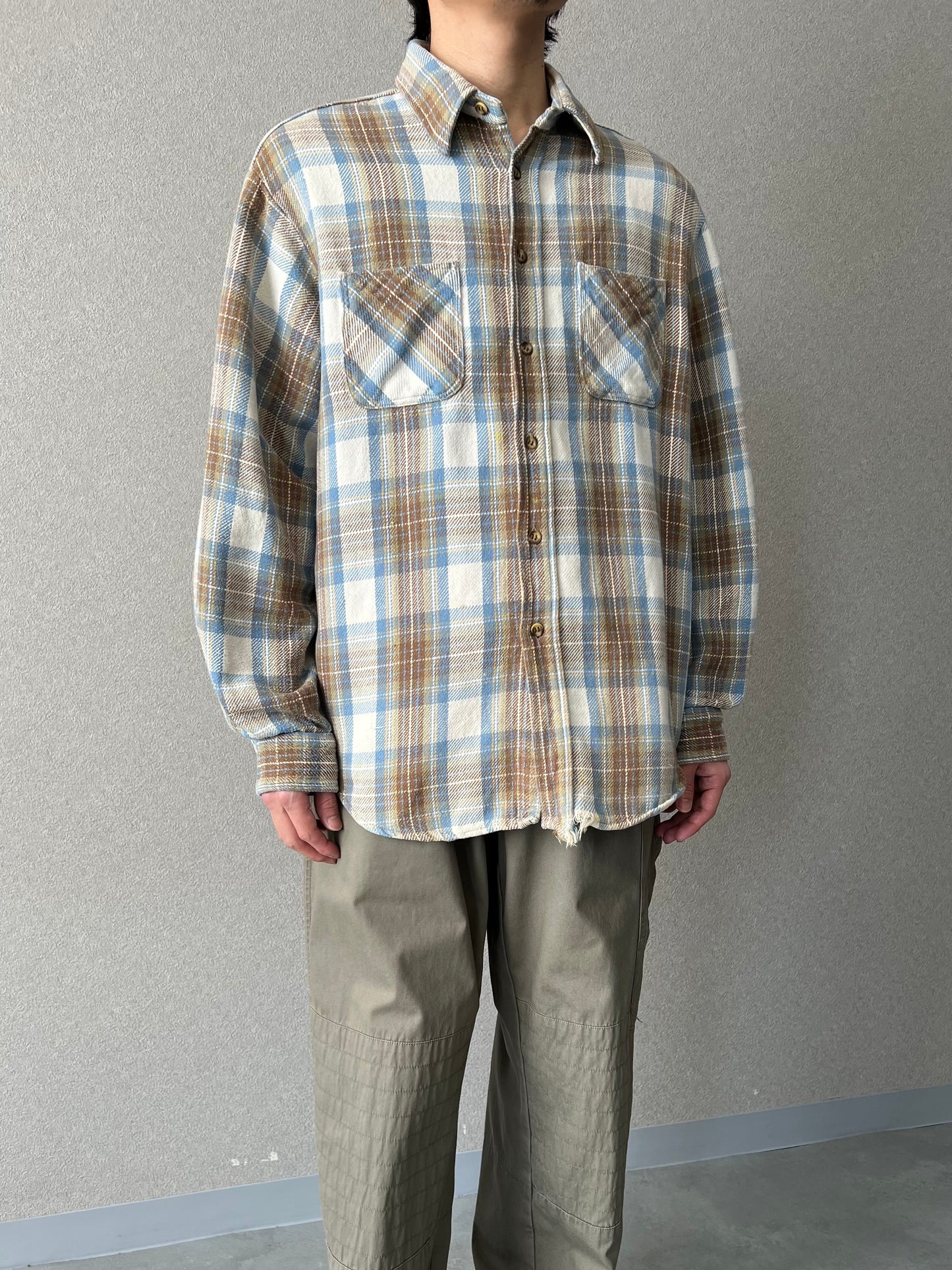 80's BIG MAC flannel shirt