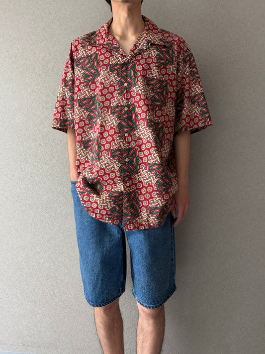 80's〜 Polo Ralph Lauren open collar shirt